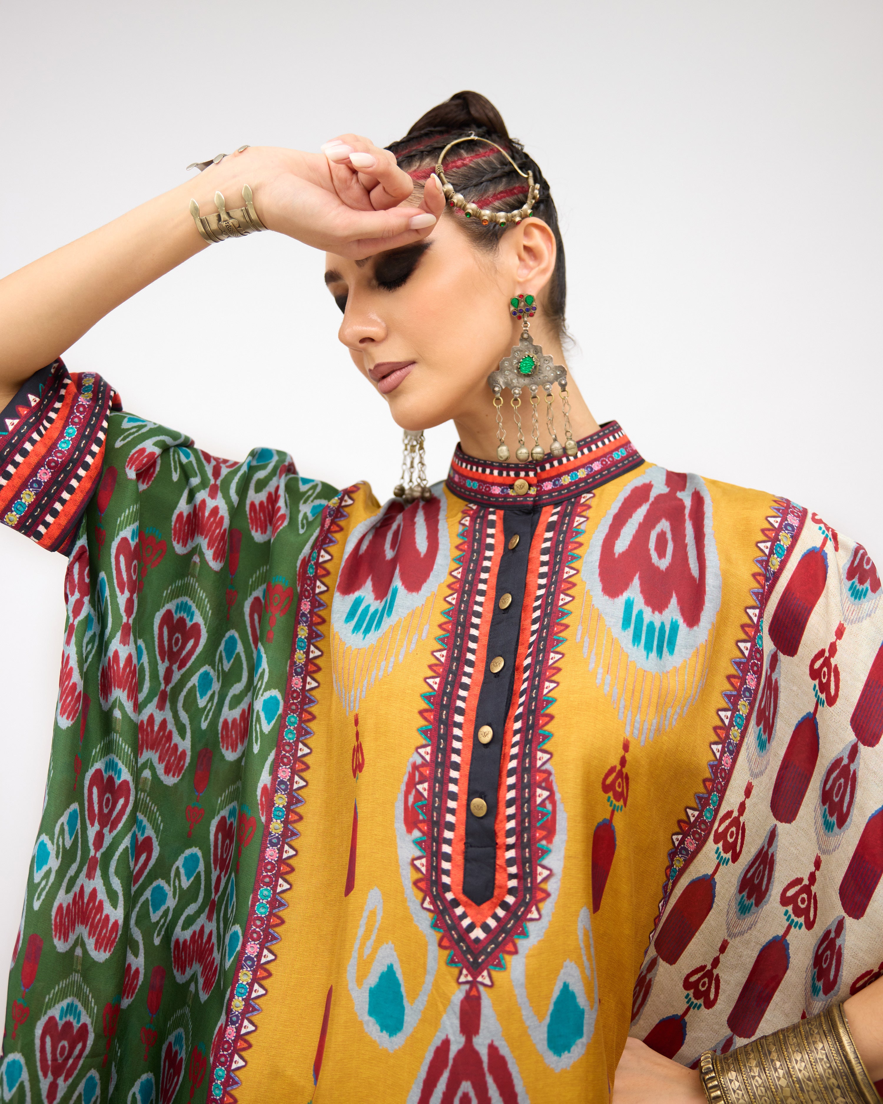 Tangier : Chantelle 42" - Mustard/Multi