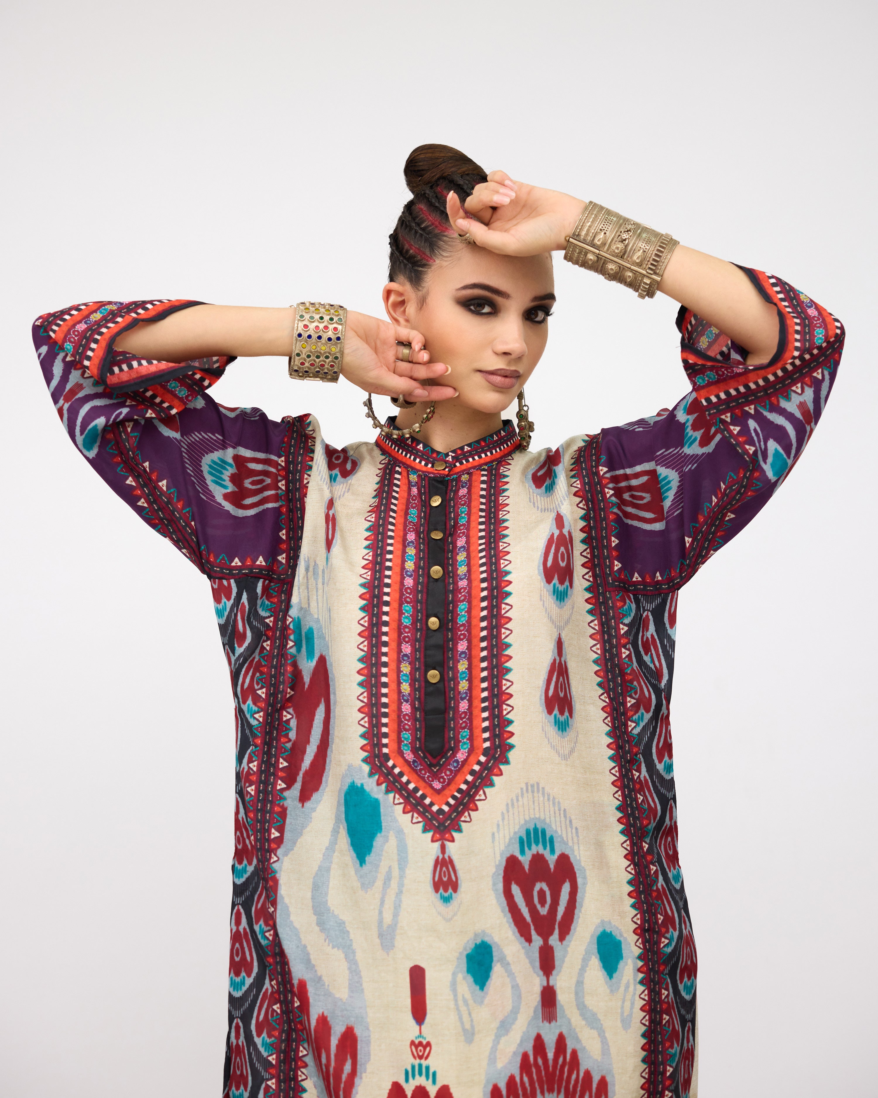 Tangier : Ghazal - Eggshell/Multi