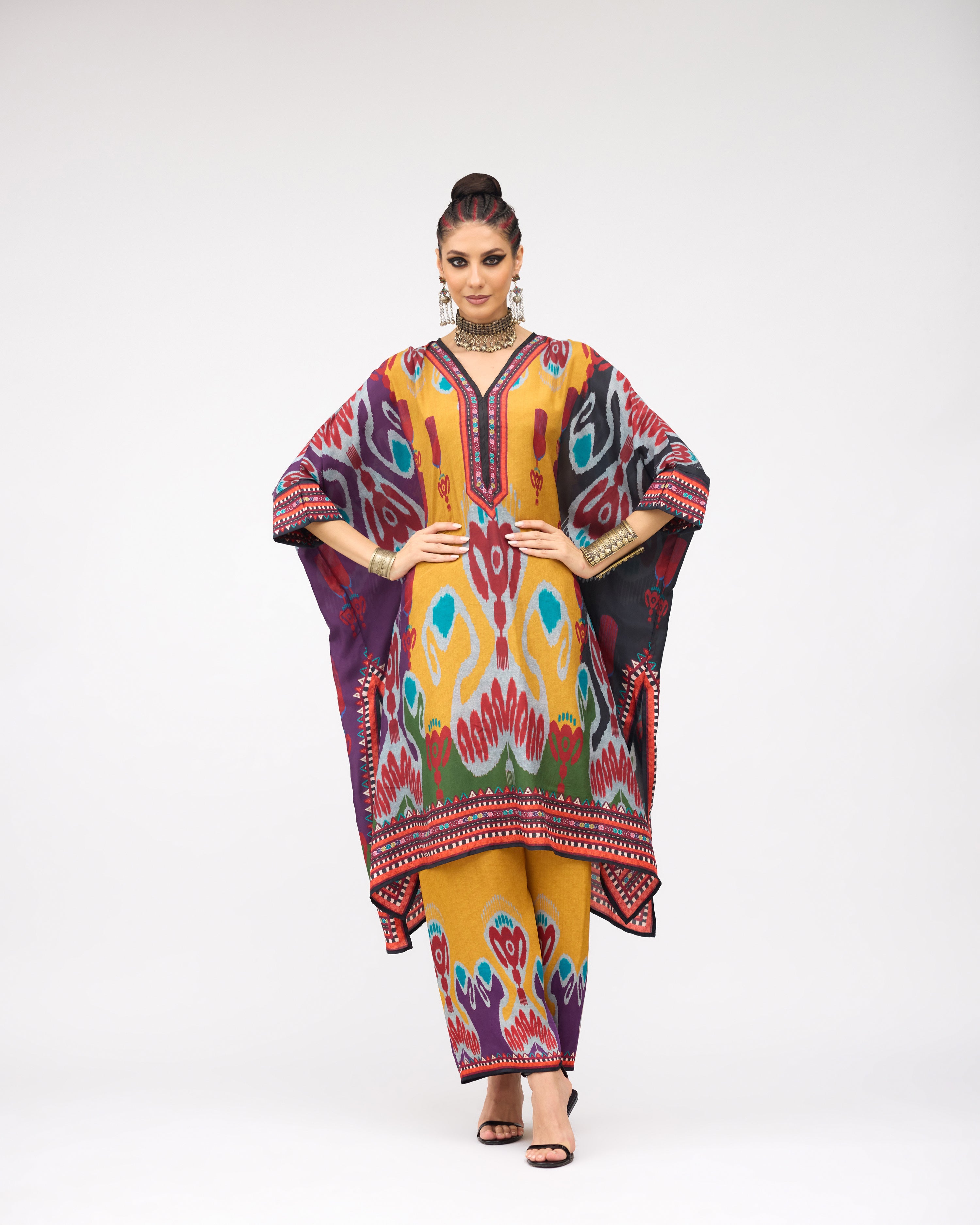 Tangier : Chantelle 42" - Mustard/Multi