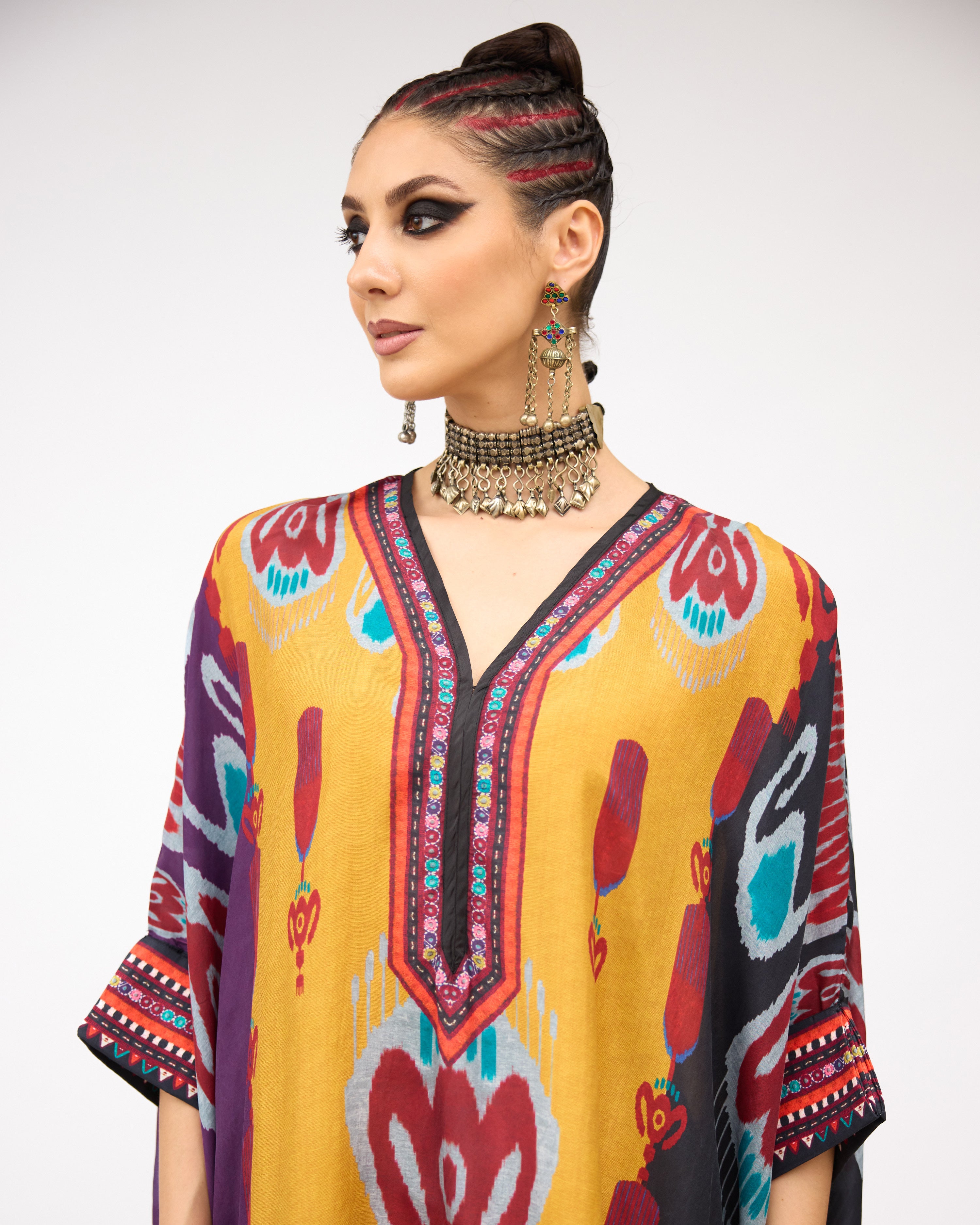 Tangier : Chantelle 42" - Mustard/Multi