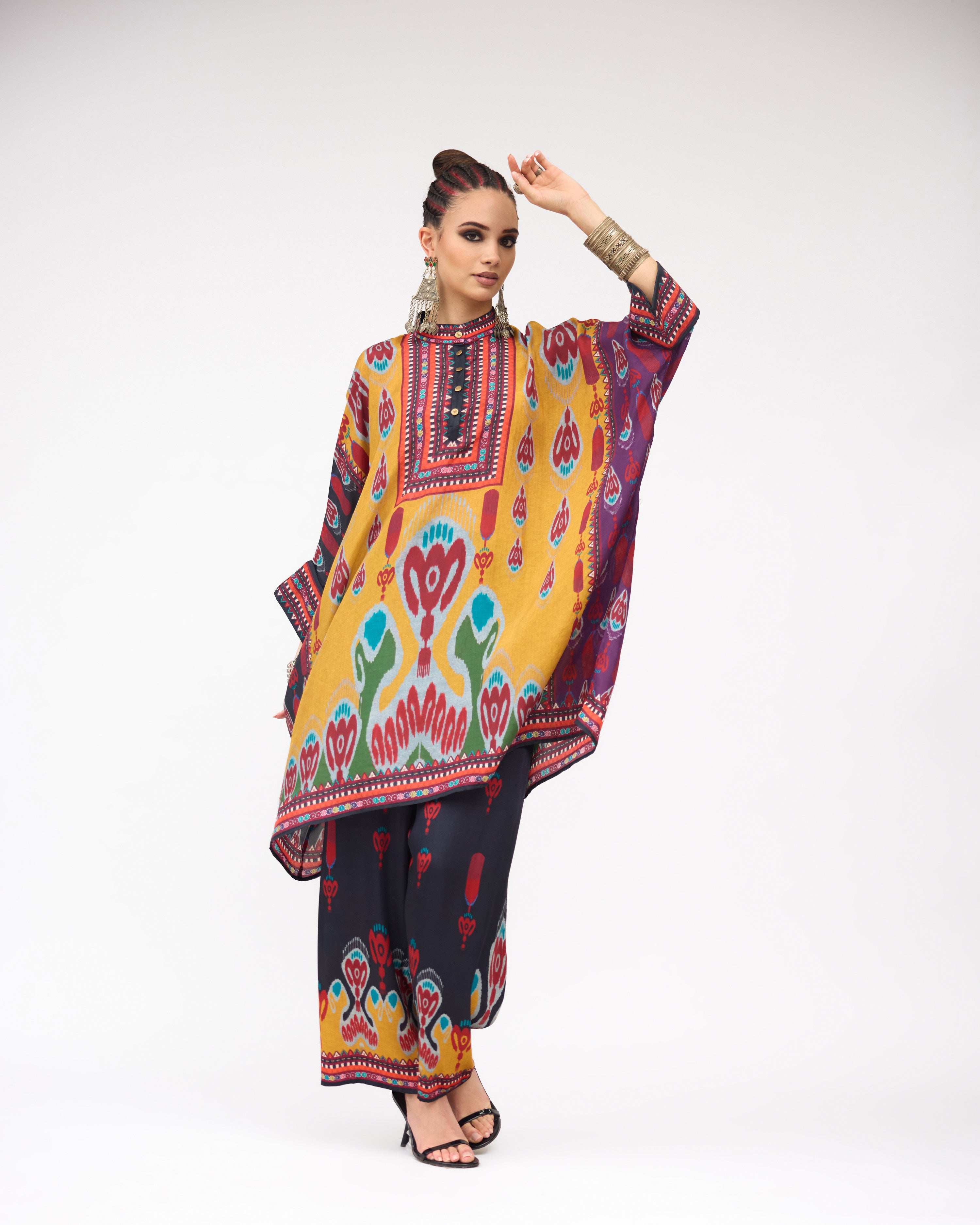 Tangier : Chanel 36" - Mustard/Multi