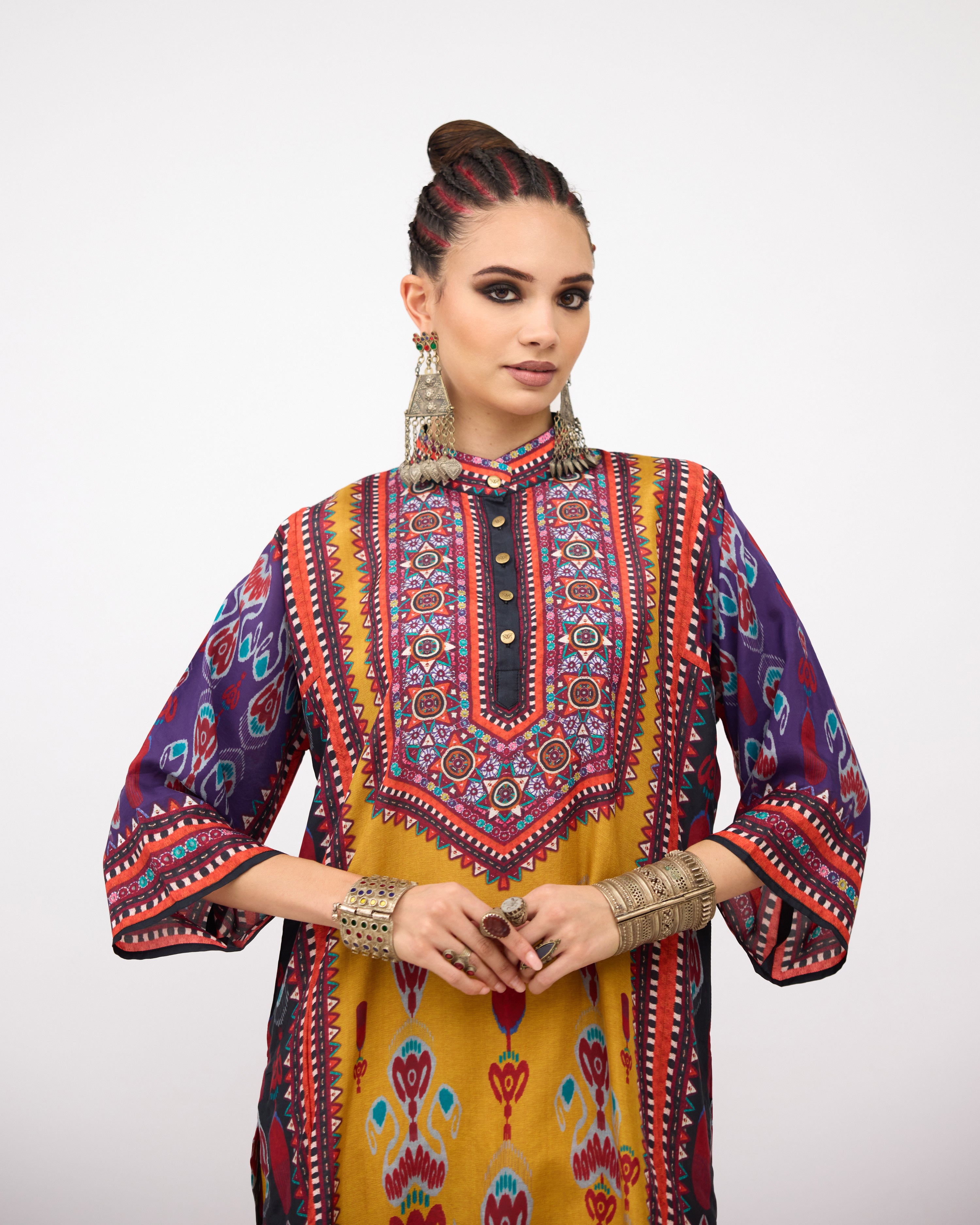 Tangier : Ghazala - Mustard/Multi