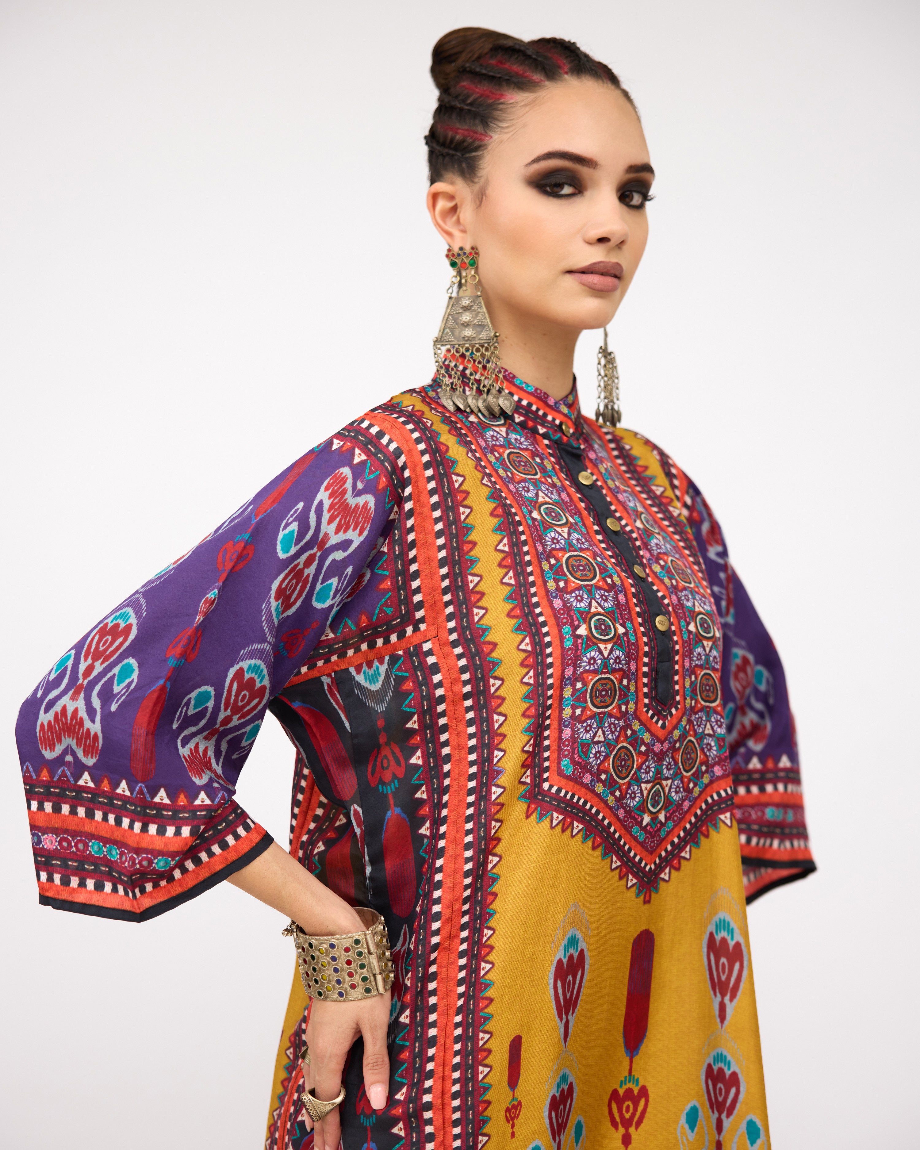 Tangier : Ghazala - Mustard/Multi