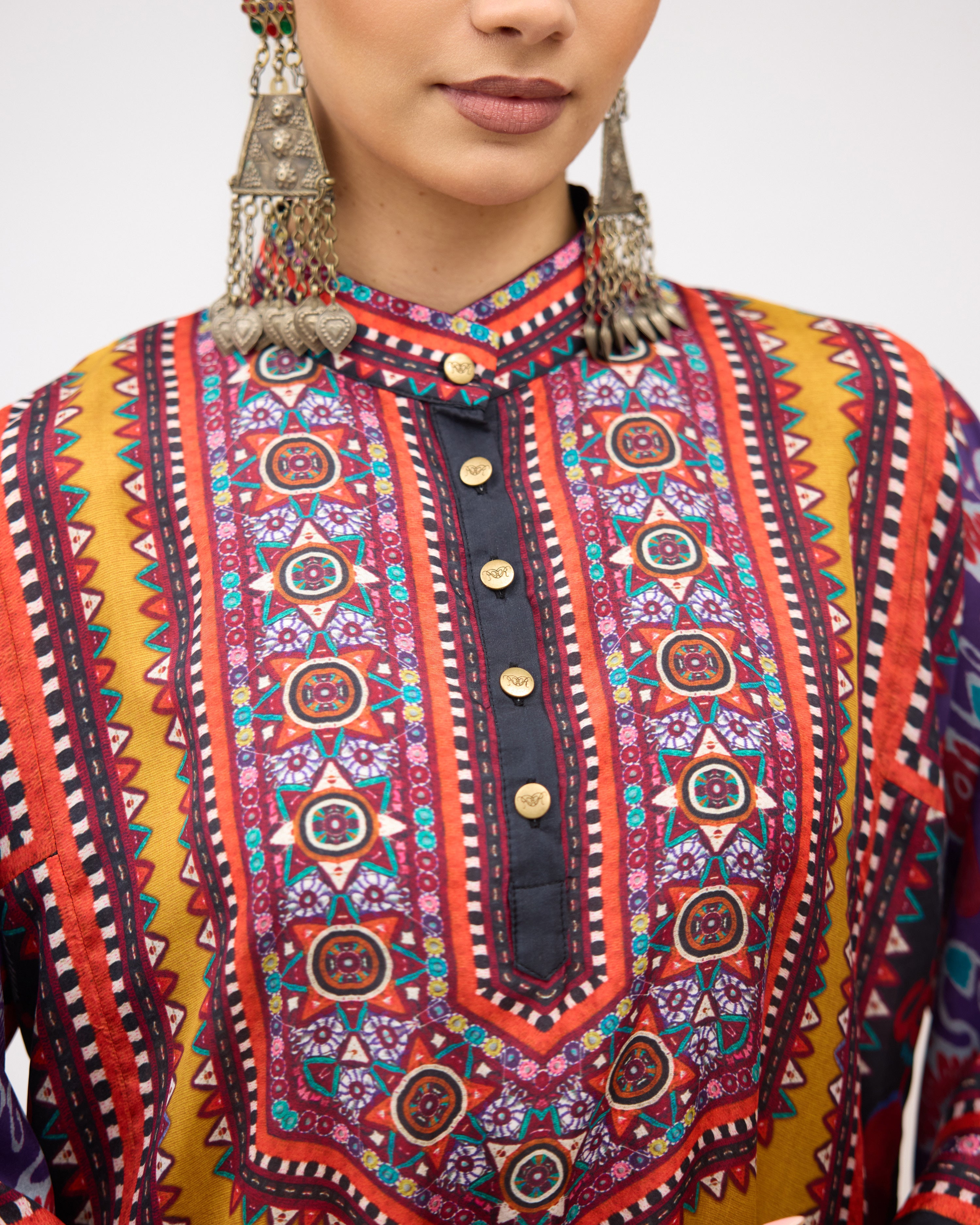 Tangier : Ghazala - Mustard/Multi