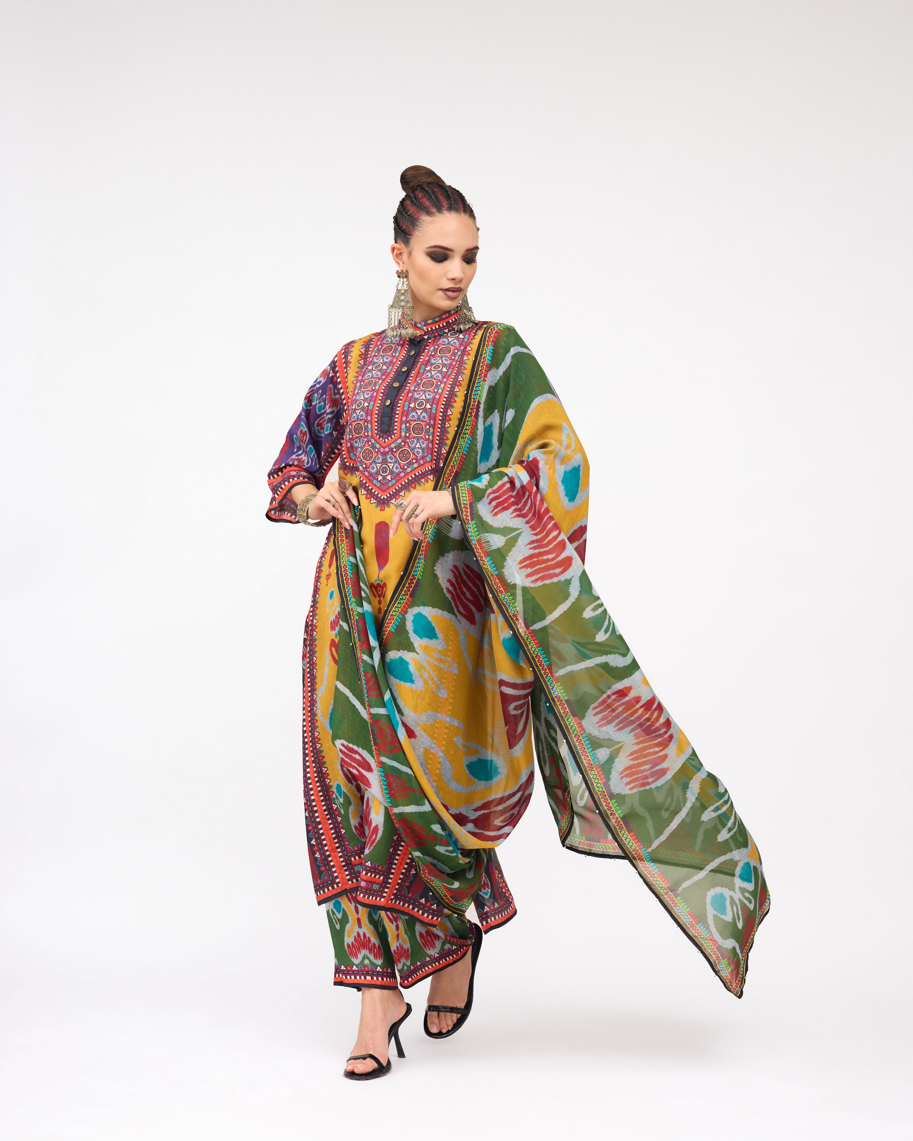 Tangier : Ghazala - Mustard/Multi