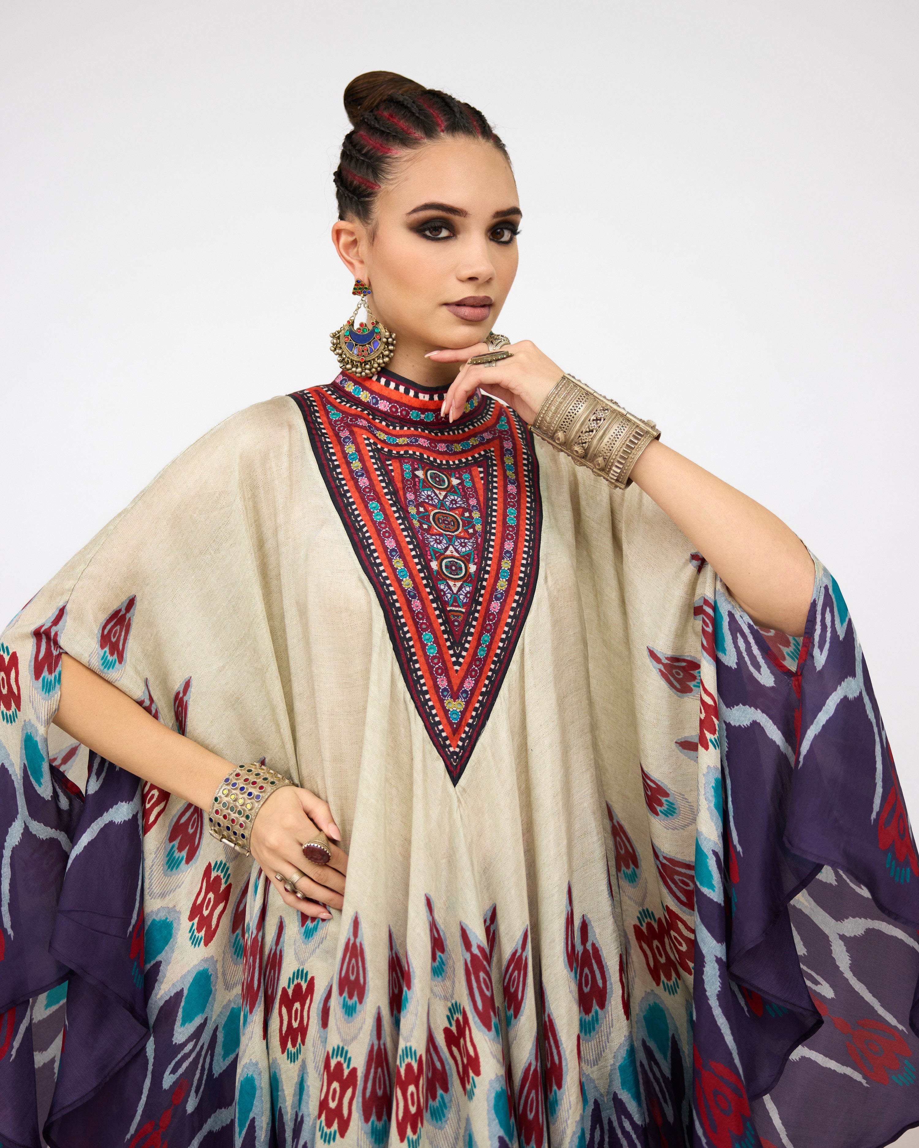 Tangier : Farah - Eggshell/Multi