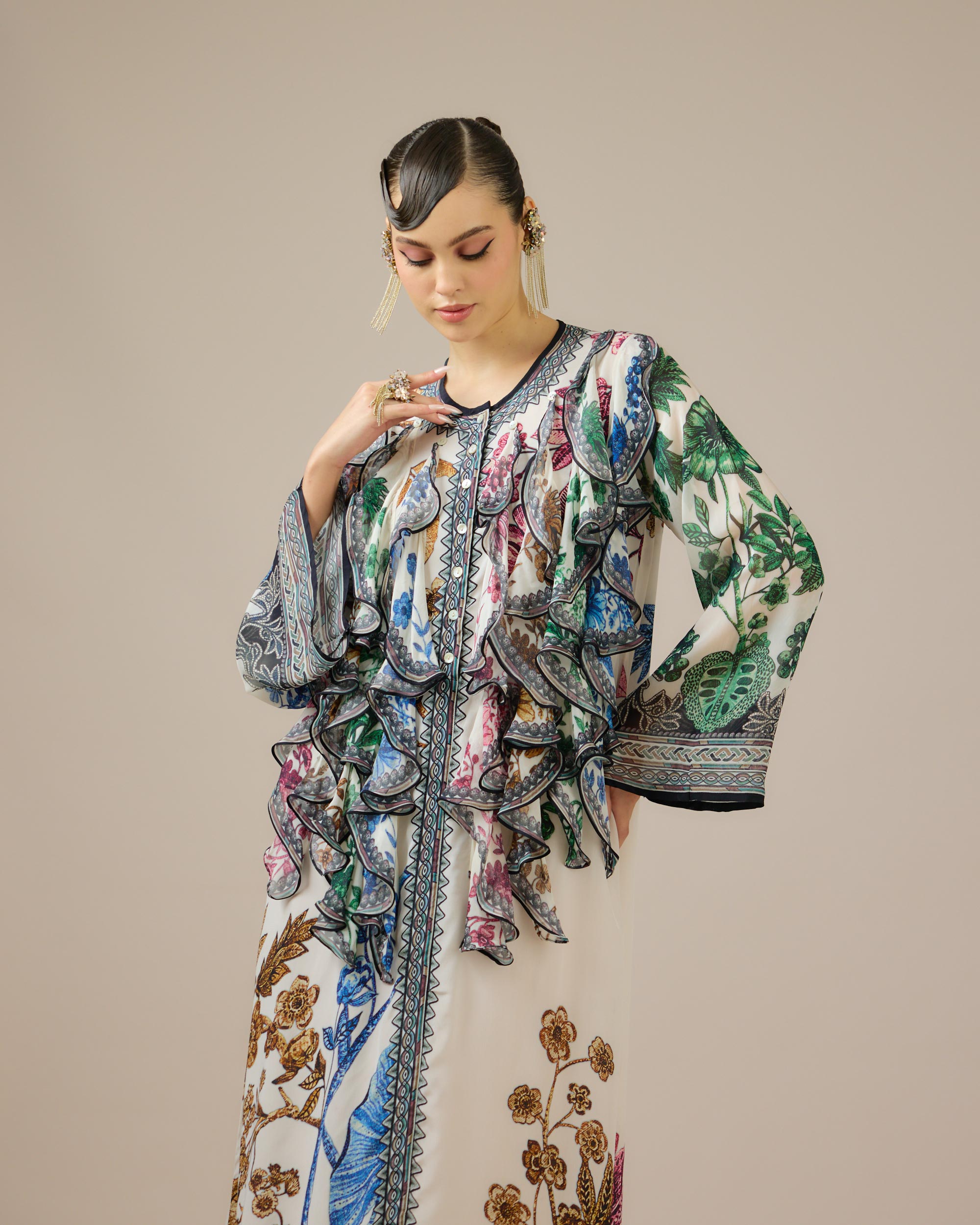 Florence : Franchesca - White/Multi