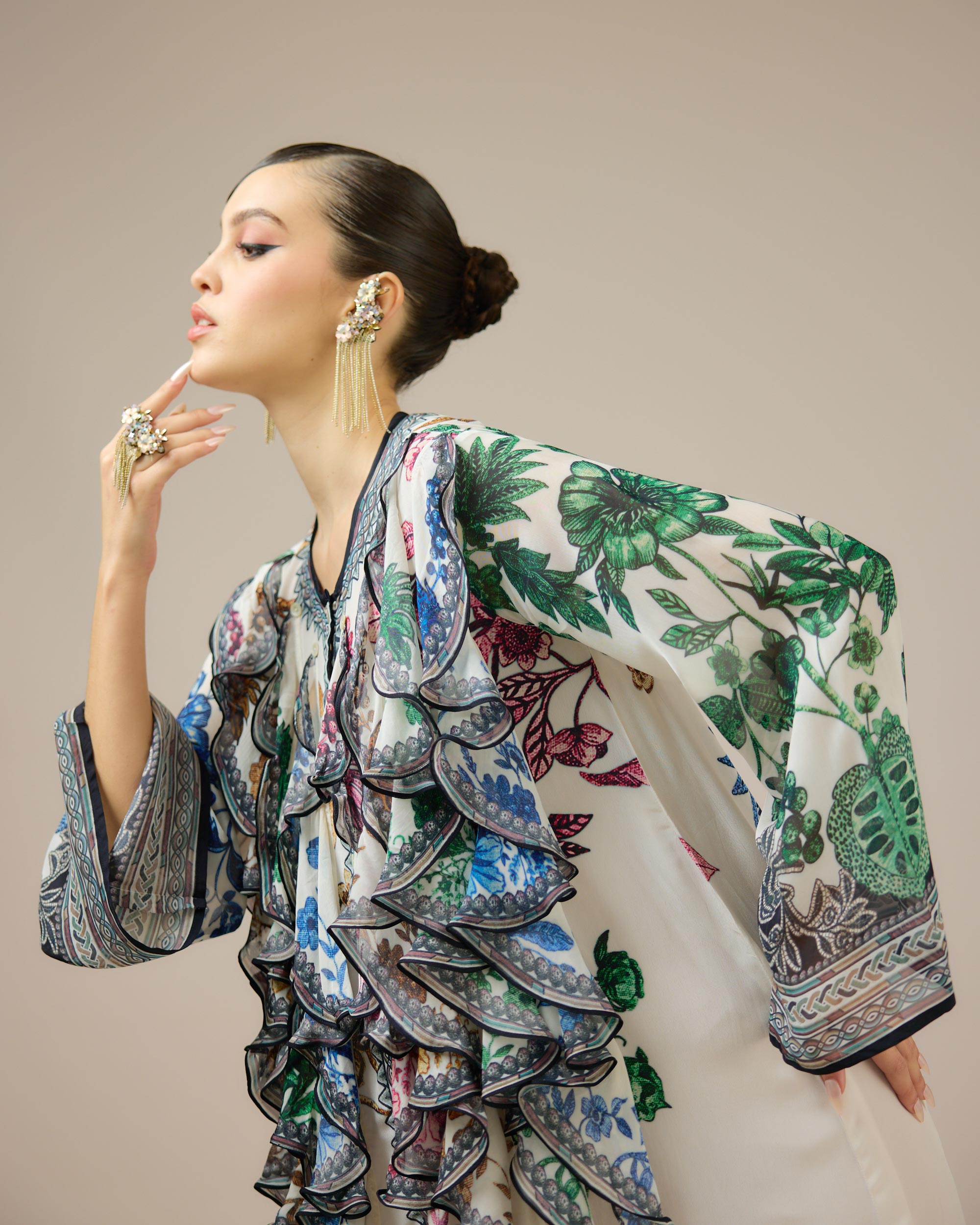 Florence : Franchesca - White/Multi
