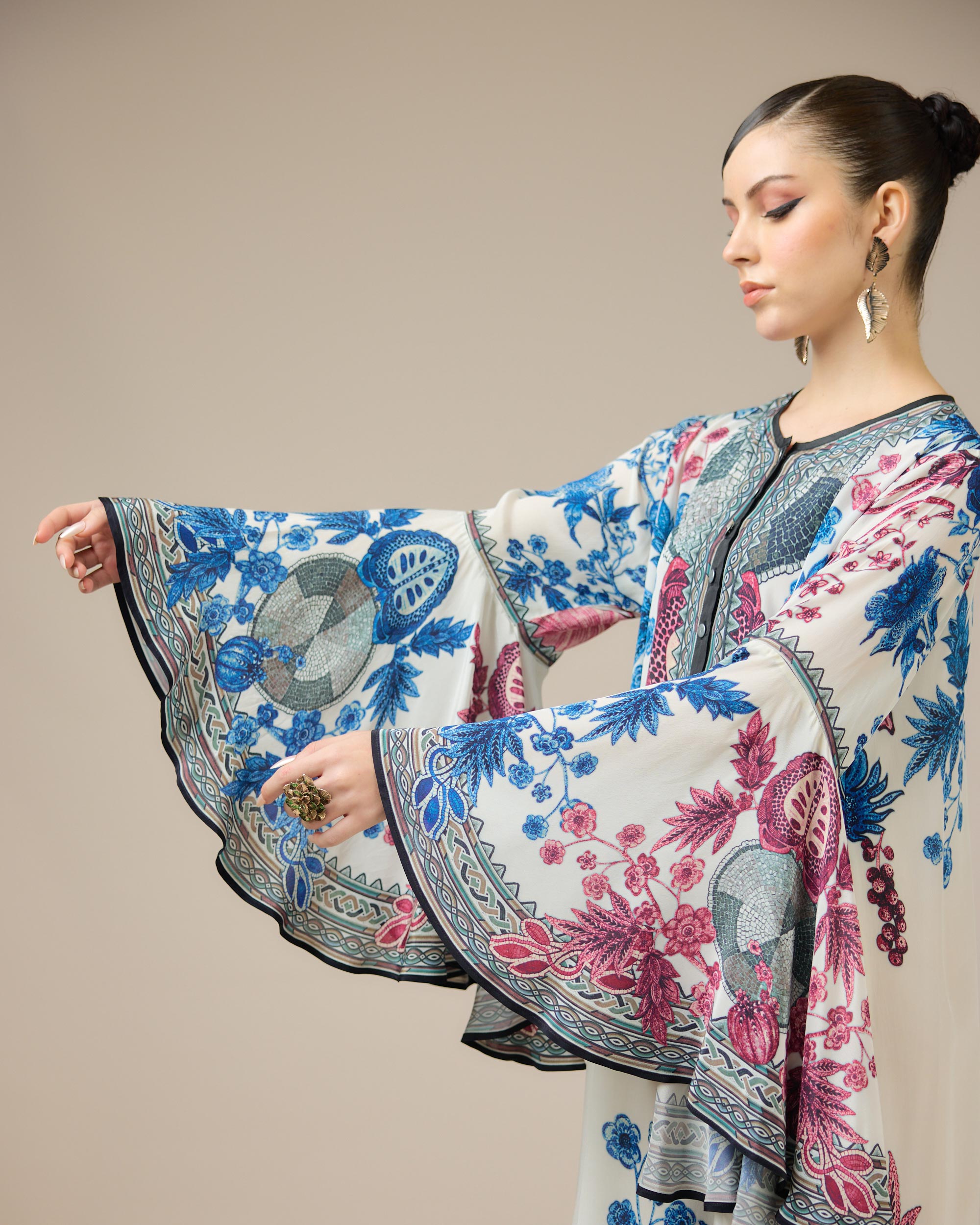 Florence : Bionda - Blue/Raspberry