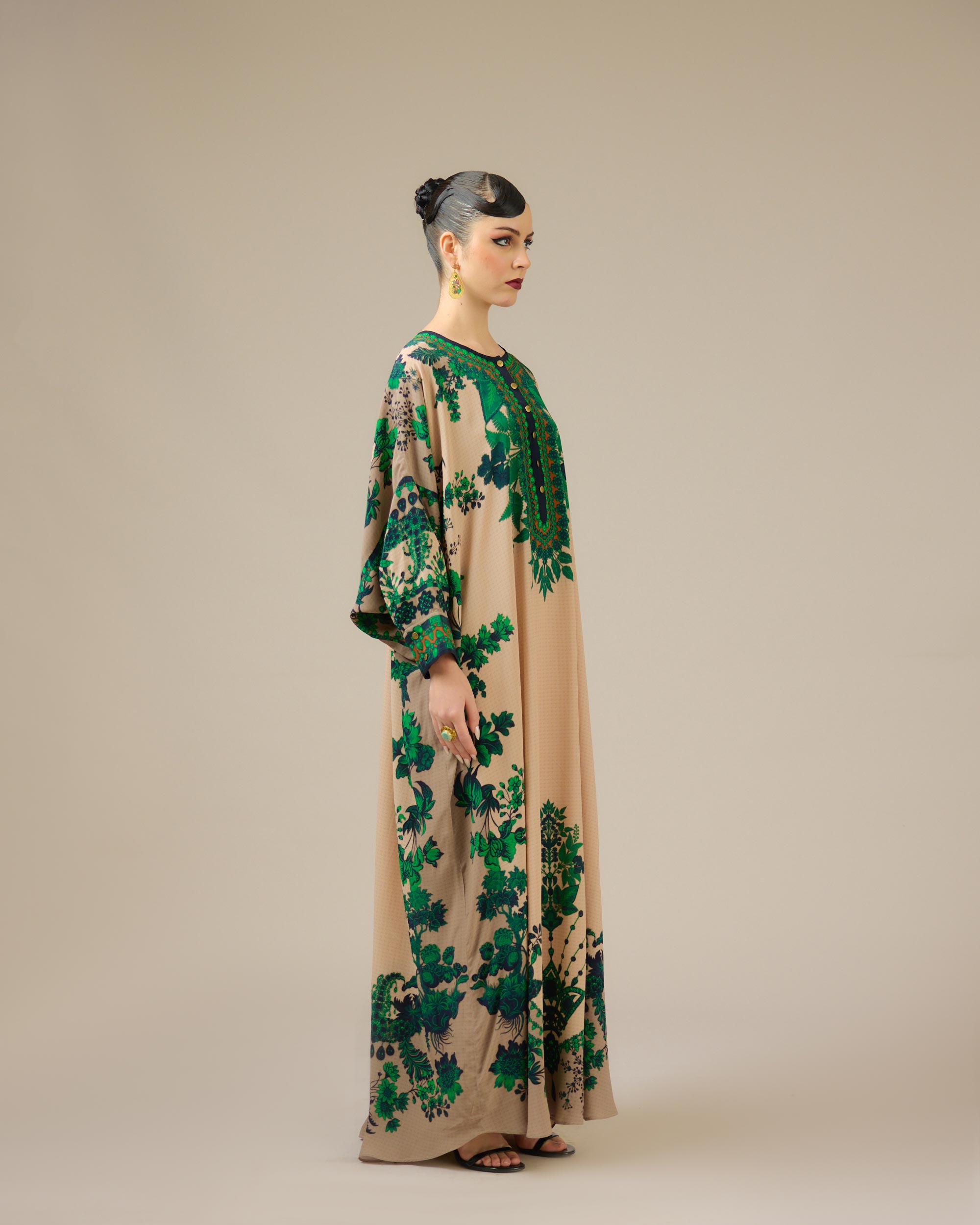 Nizam : Mabel - Nude/Emerald