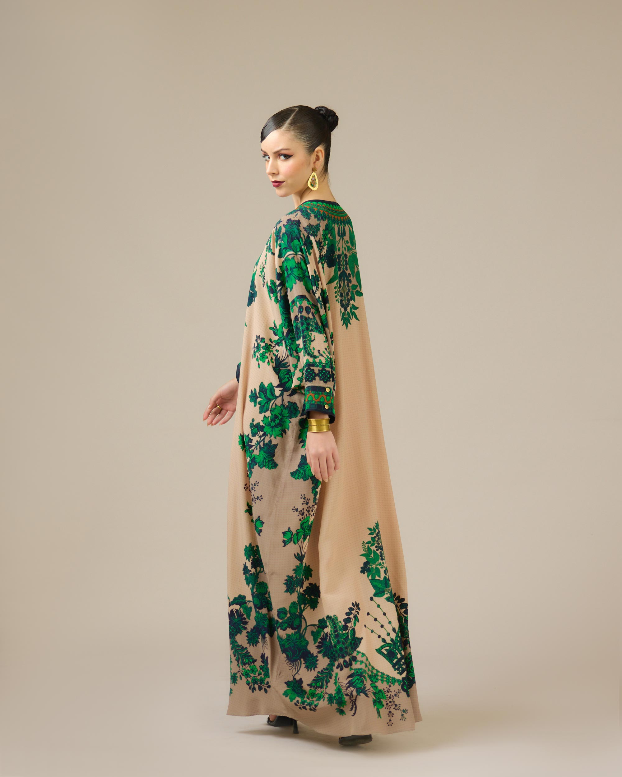 Nizam : Mabel - Nude/Emerald
