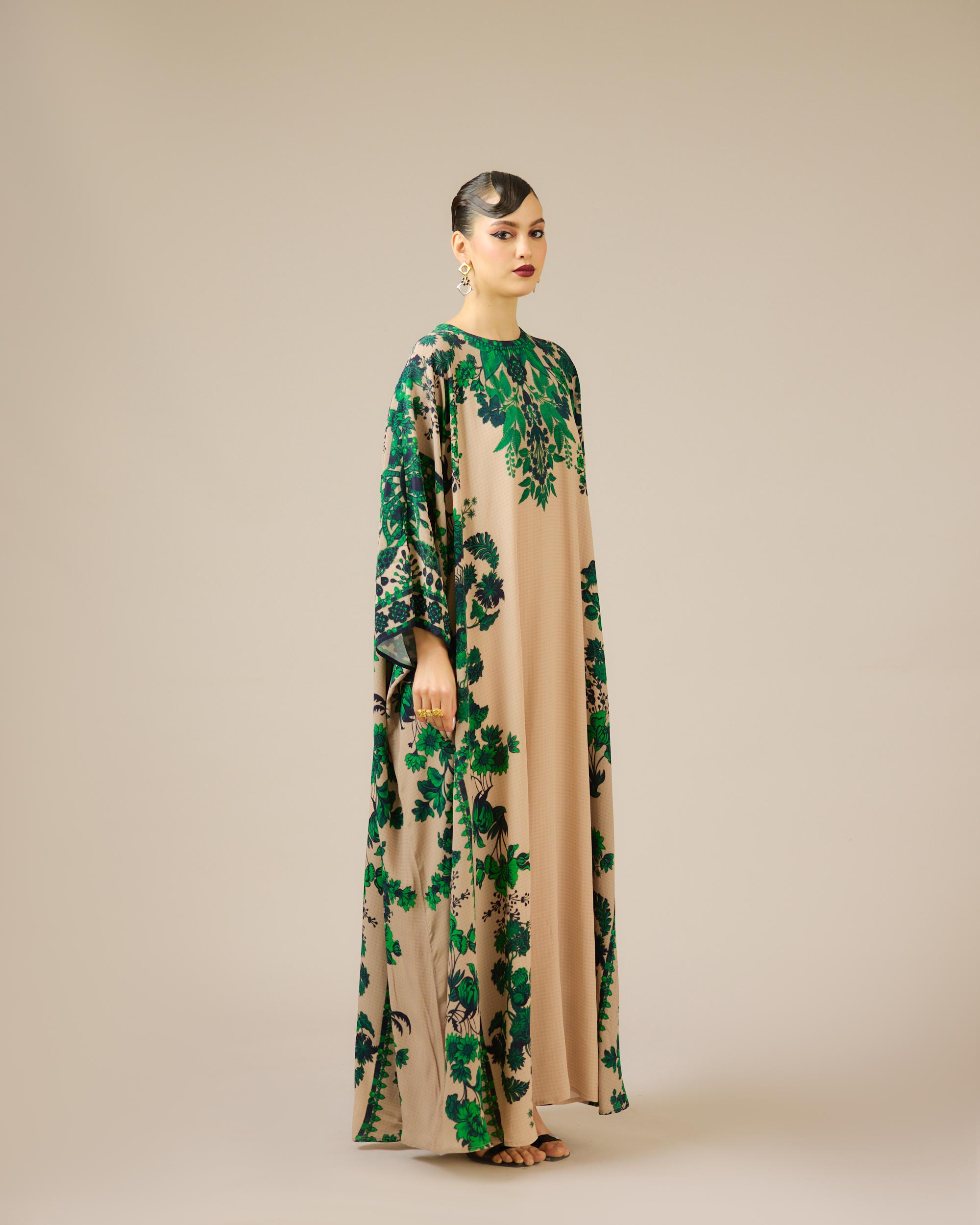 Nizam : Insha - Nude/Emerald