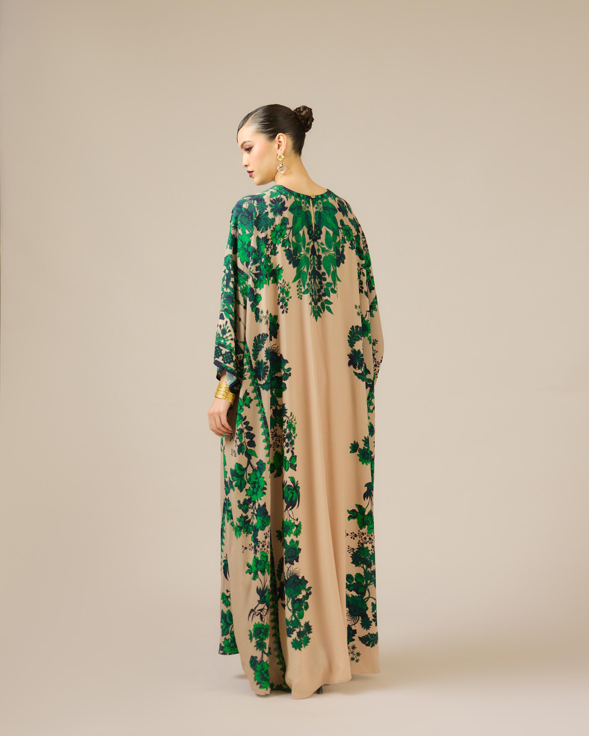 Nizam : Insha - Nude/Emerald