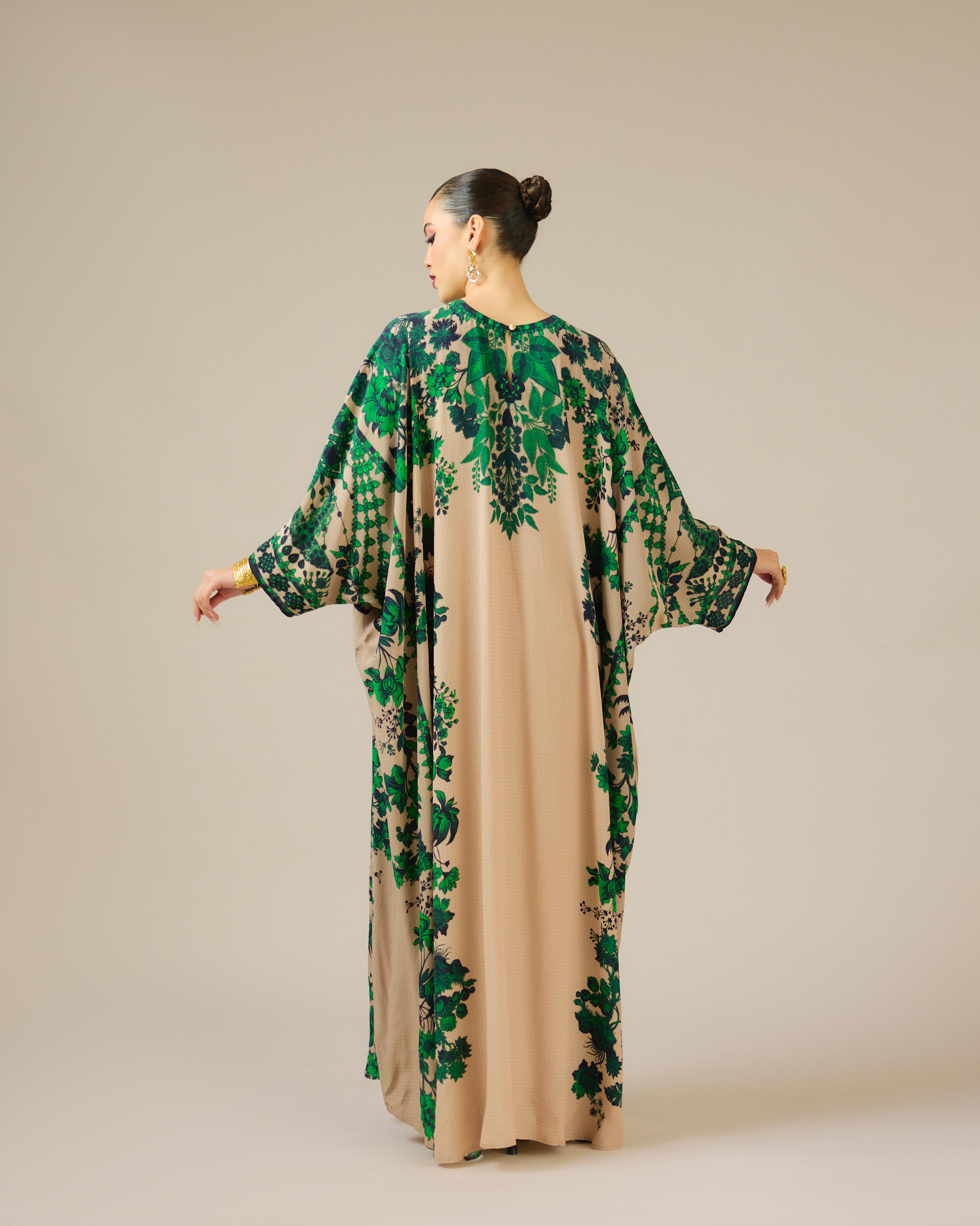 Nizam : Insha - Nude/Emerald