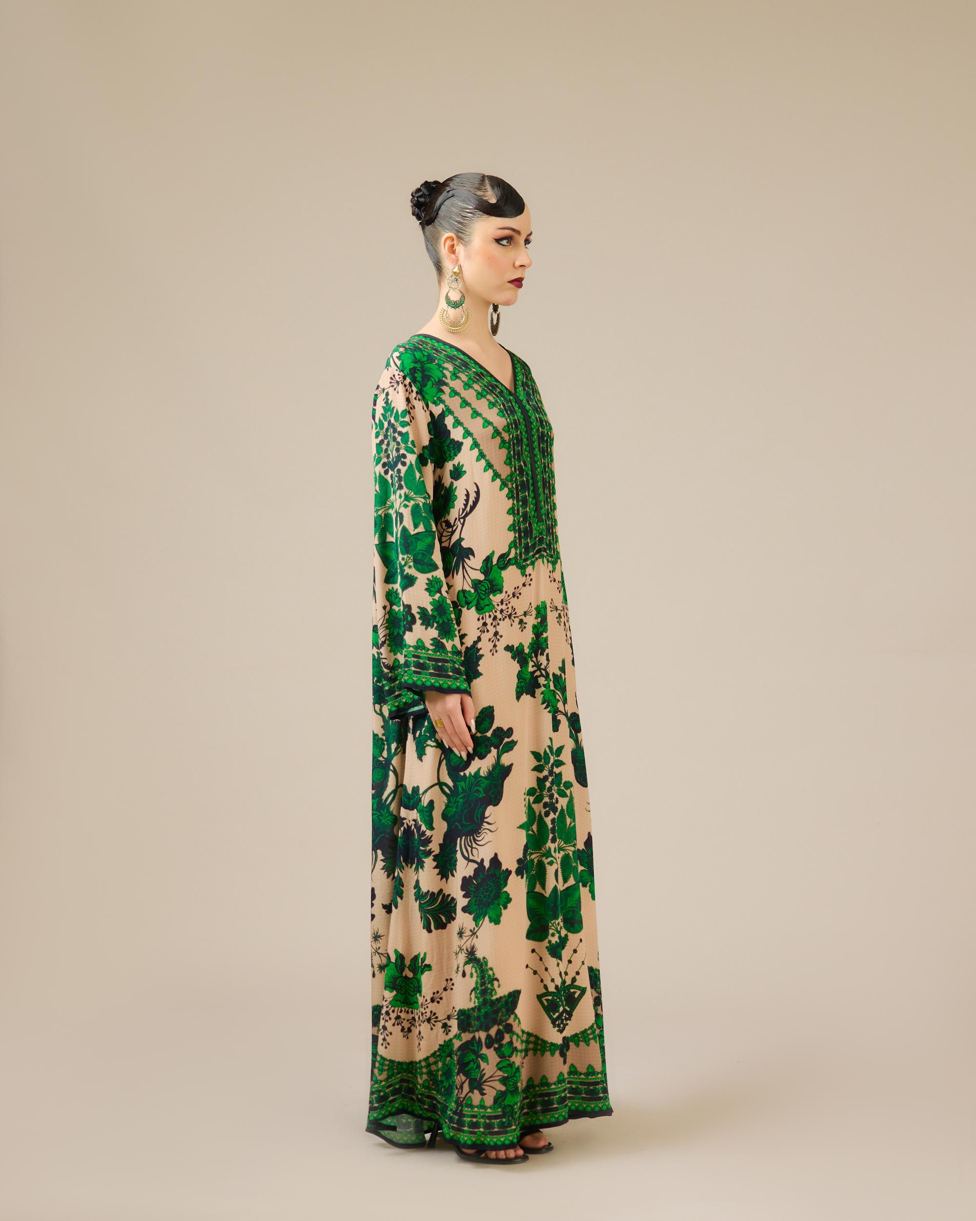 Nizam : Chantel - Nude/Emerald