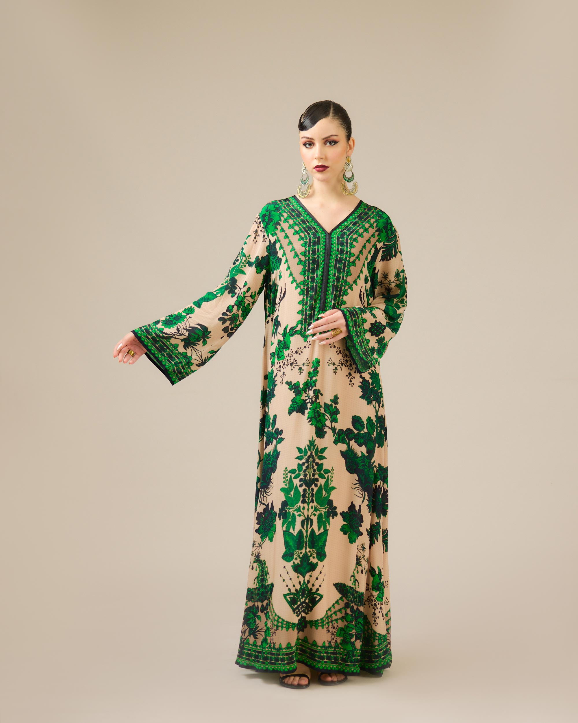 Nizam : Chantel - Nude/Emerald