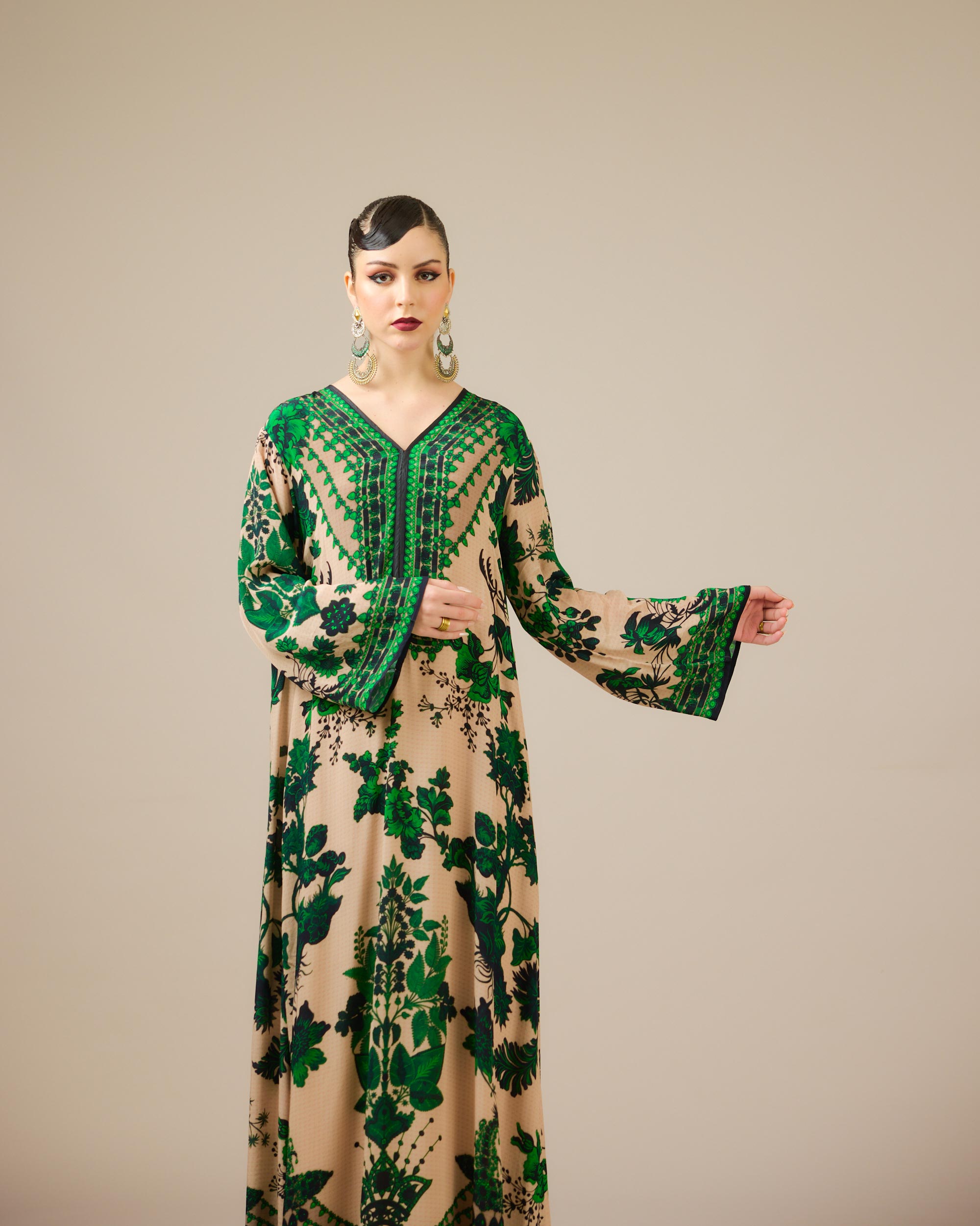 Nizam : Chantel - Nude/Emerald