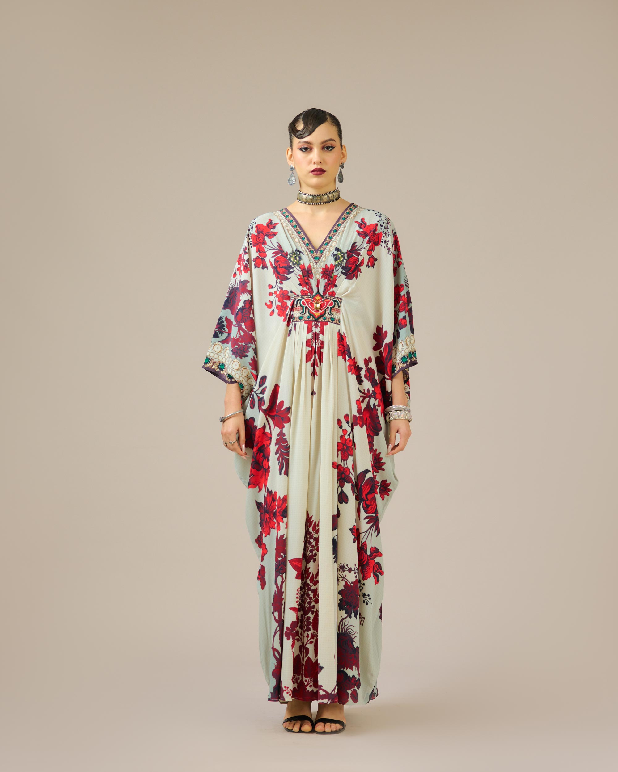 Nizam : Imama - Ivory/Red