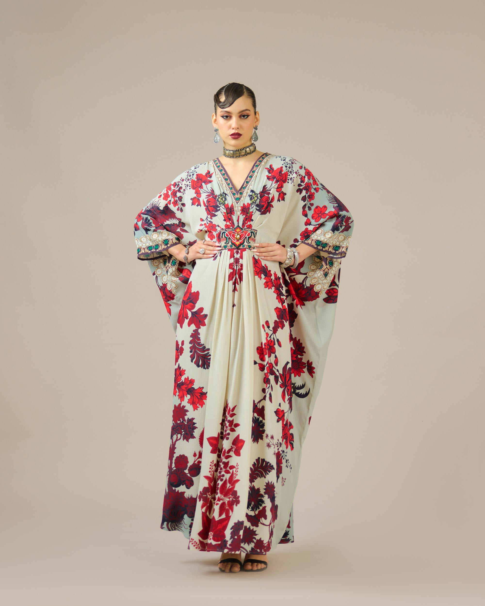 Nizam : Imama - Ivory/Red