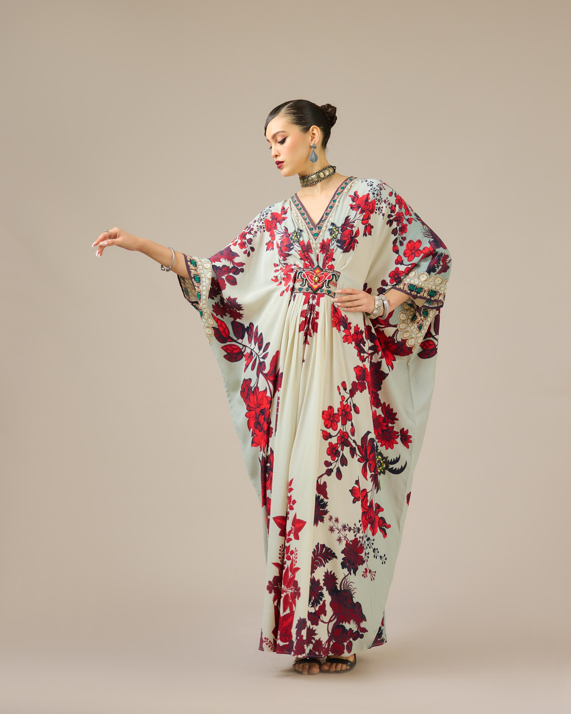 Nizam : Imama - Ivory/Red