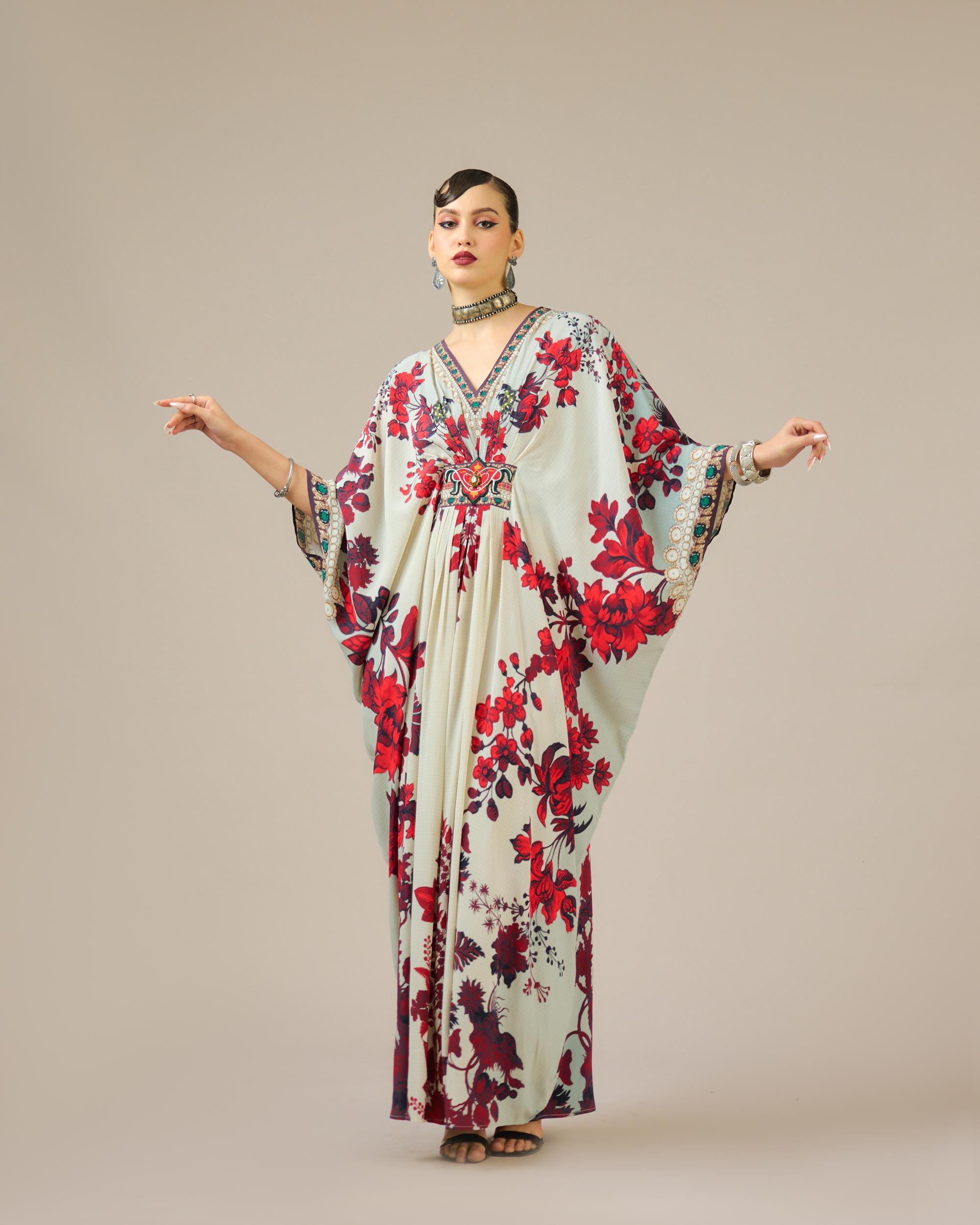 Nizam : Imama - Ivory/Red