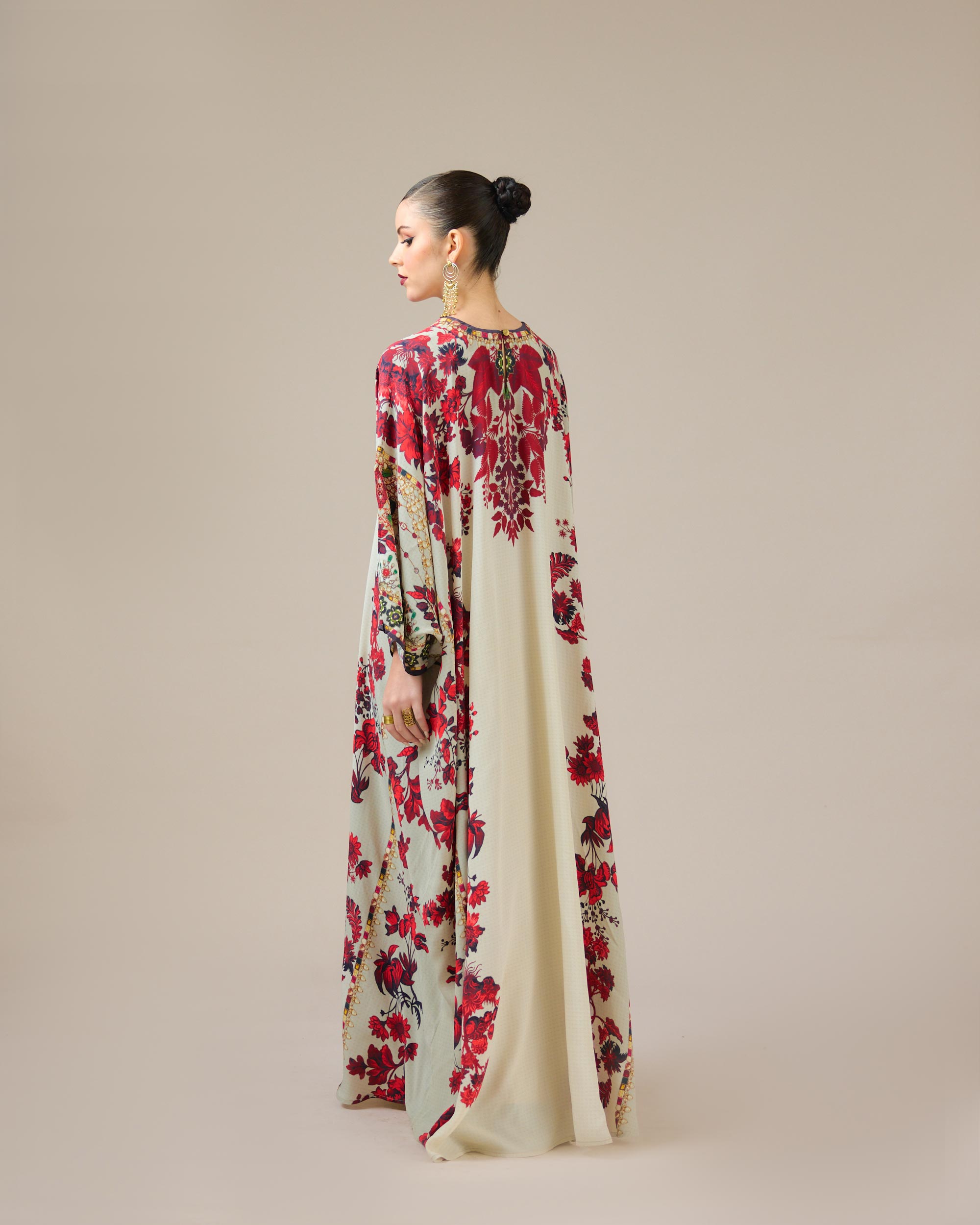 Nizam : Insha - Ivory/Red