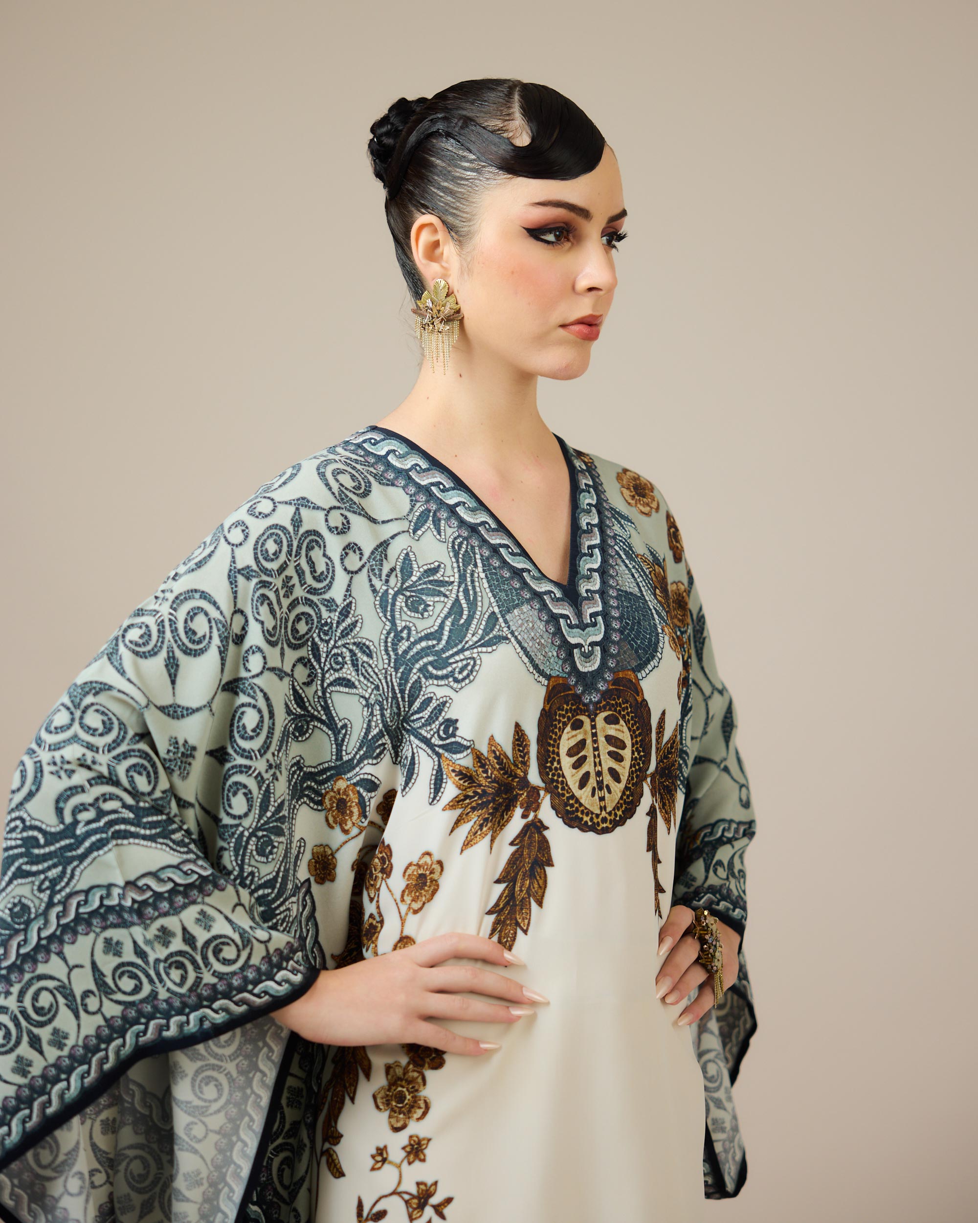 Florence : Ghufrina - Gold/White