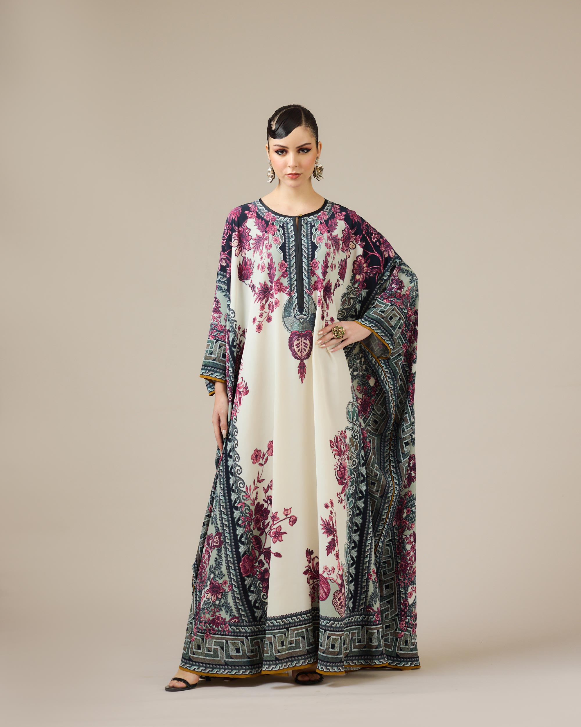Florence : Sharifa - Ivory/Raspberry