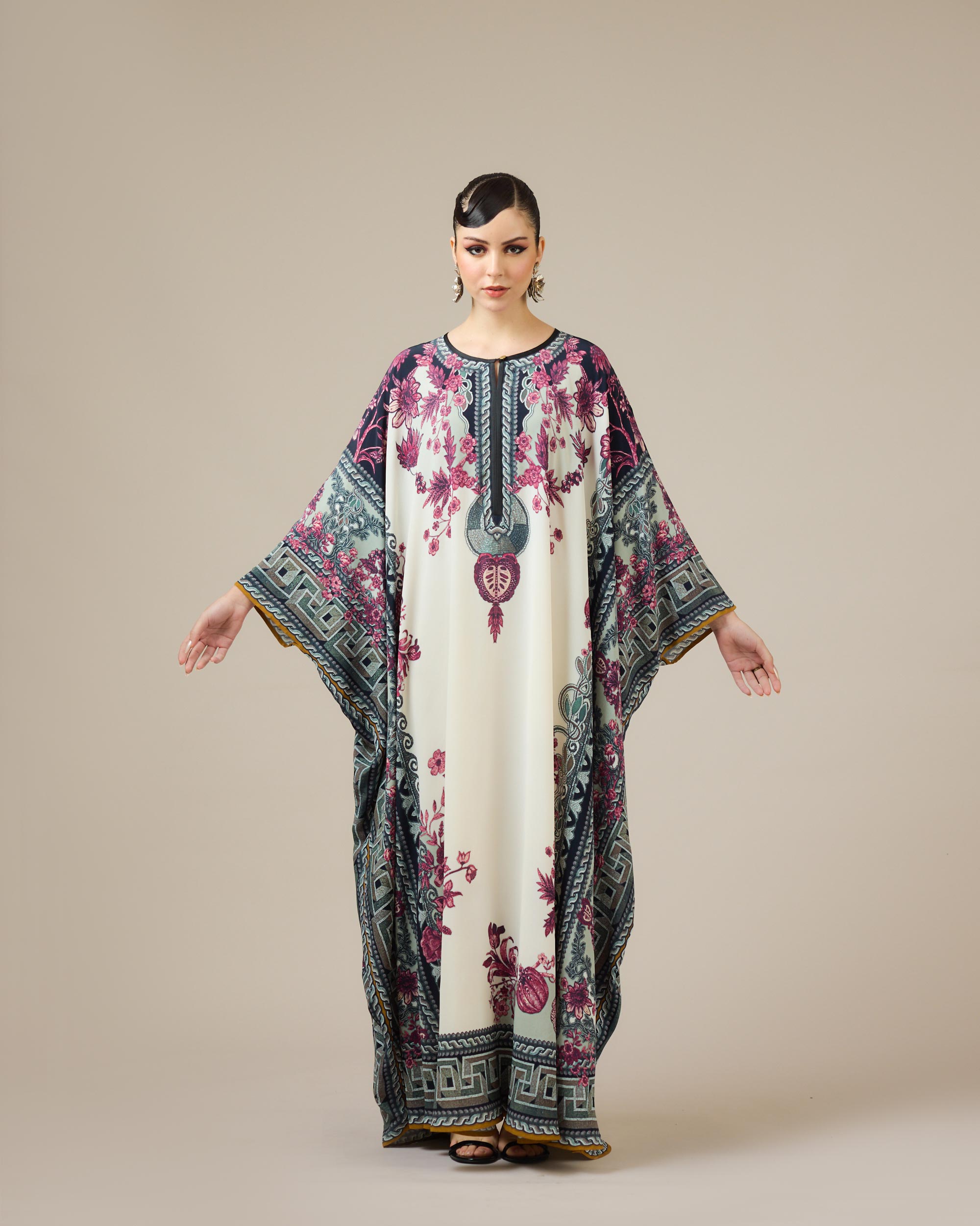 Florence : Sharifa - Ivory/Raspberry