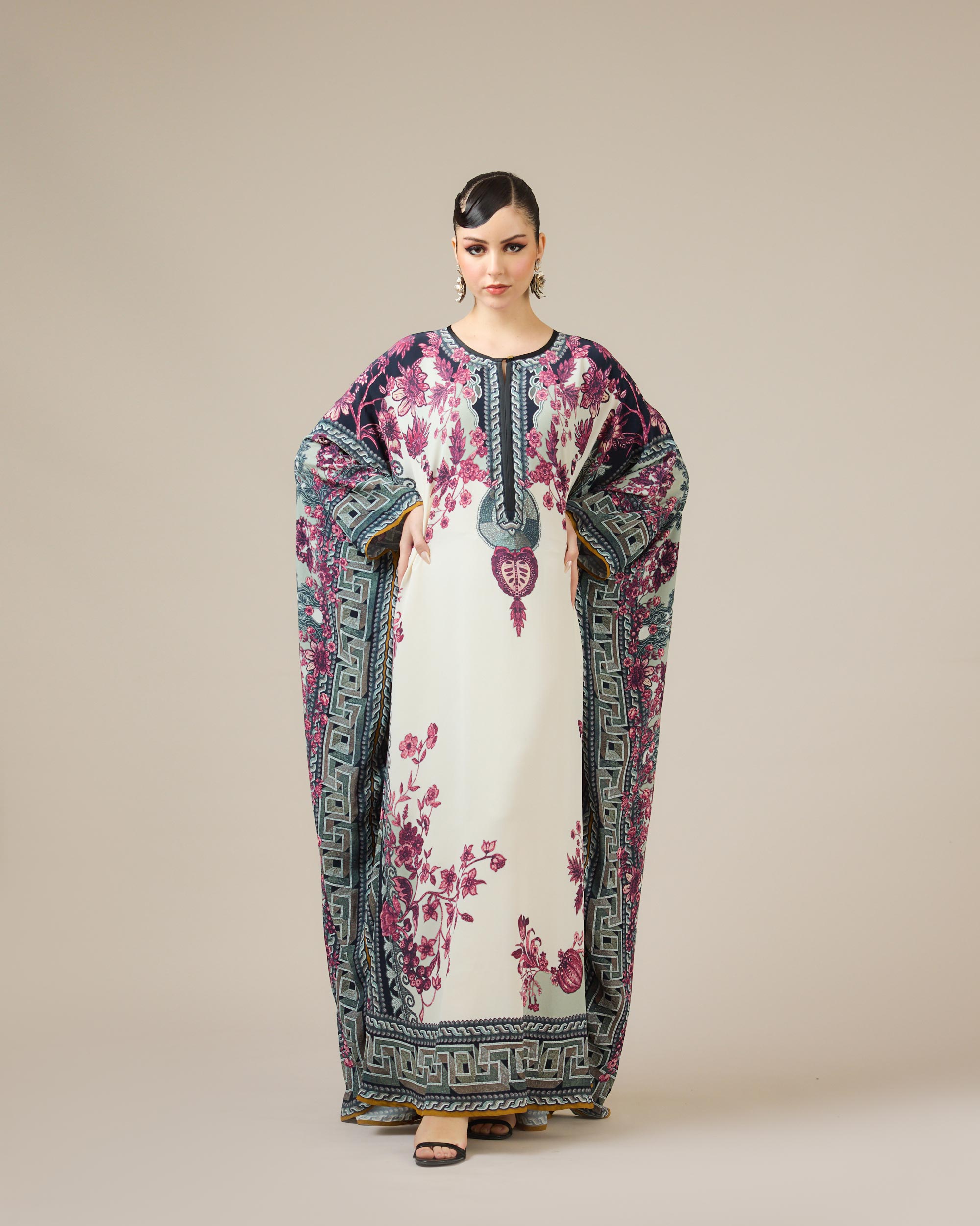 Florence : Sharifa - Ivory/Raspberry