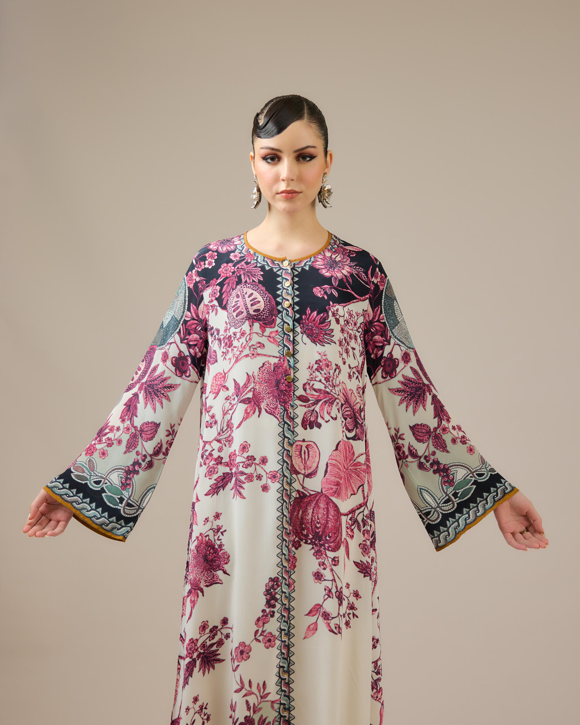 Florence : Bella - Ivory/Raspberry