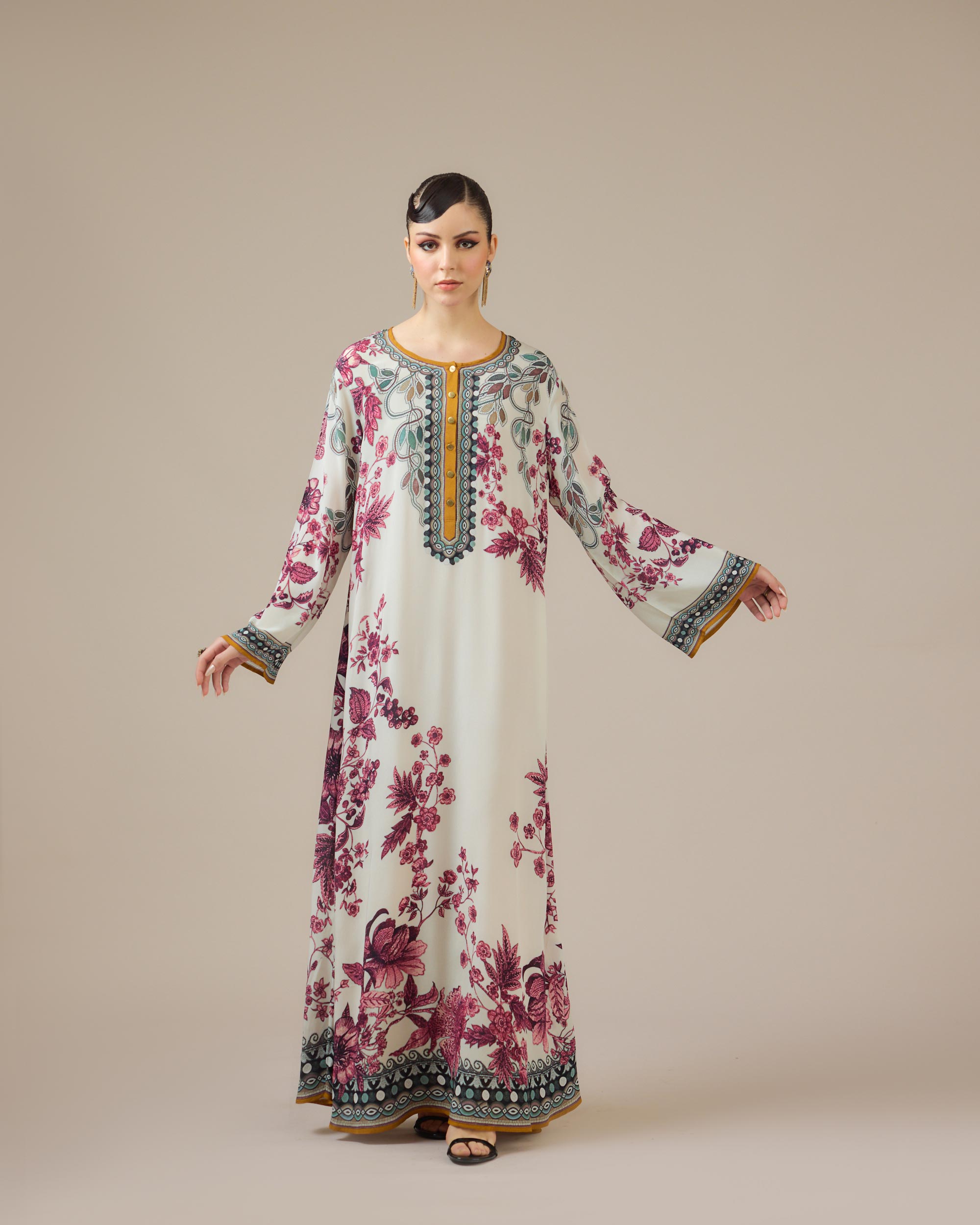 Florence : Florida - Ivory/Raspberry