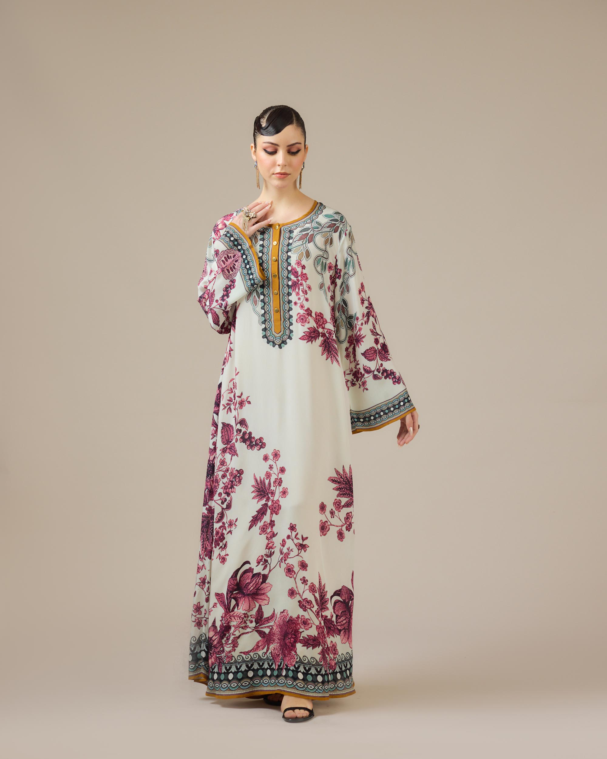 Florence : Florida - Ivory/Raspberry