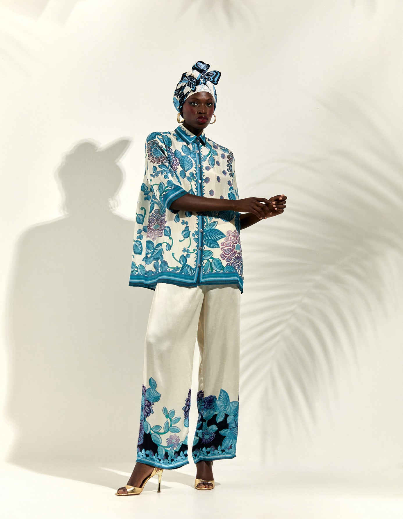 Jamaica : Maizah - Ivory/Blue