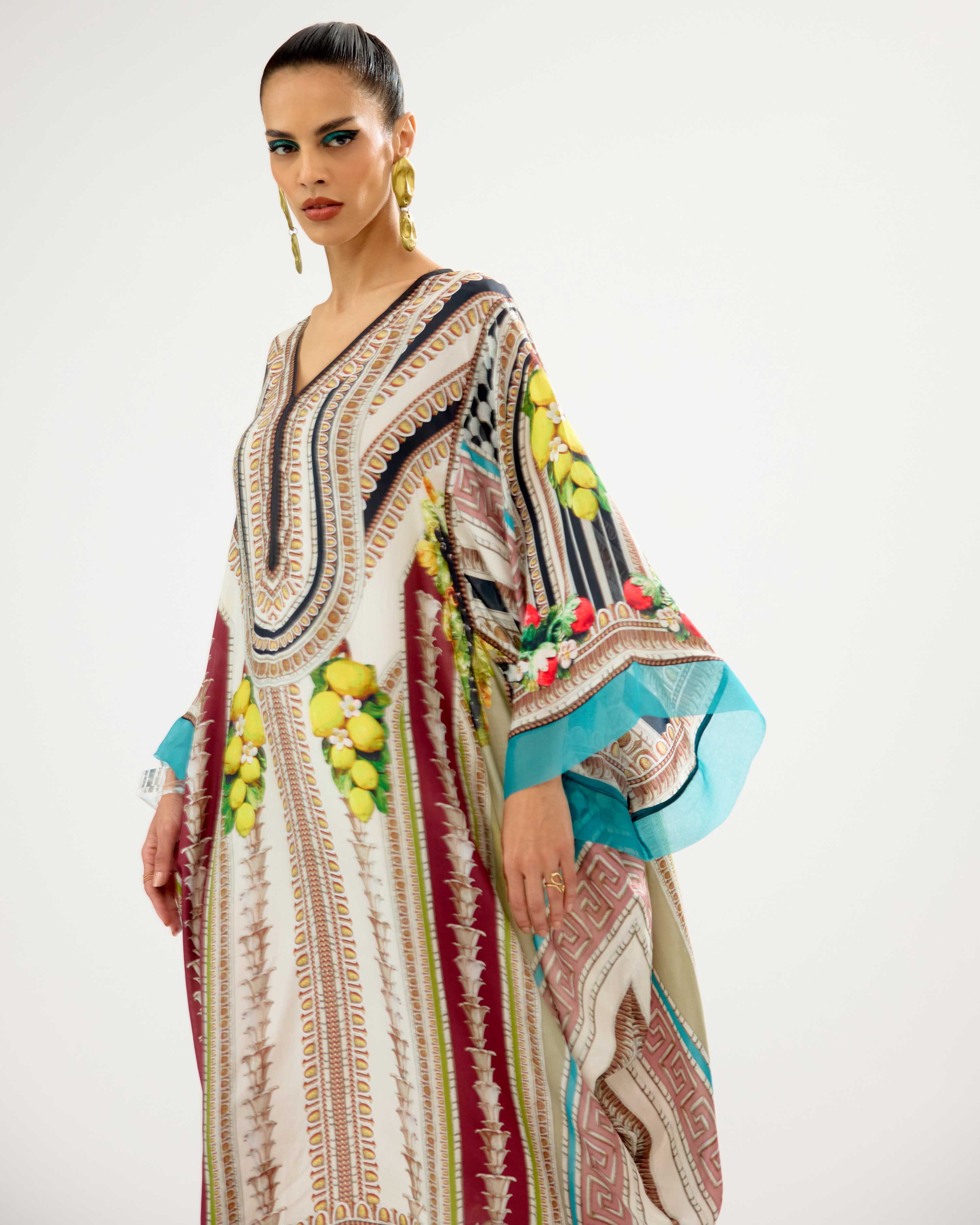 Orvieto : Olivia - Ivory/Aqua