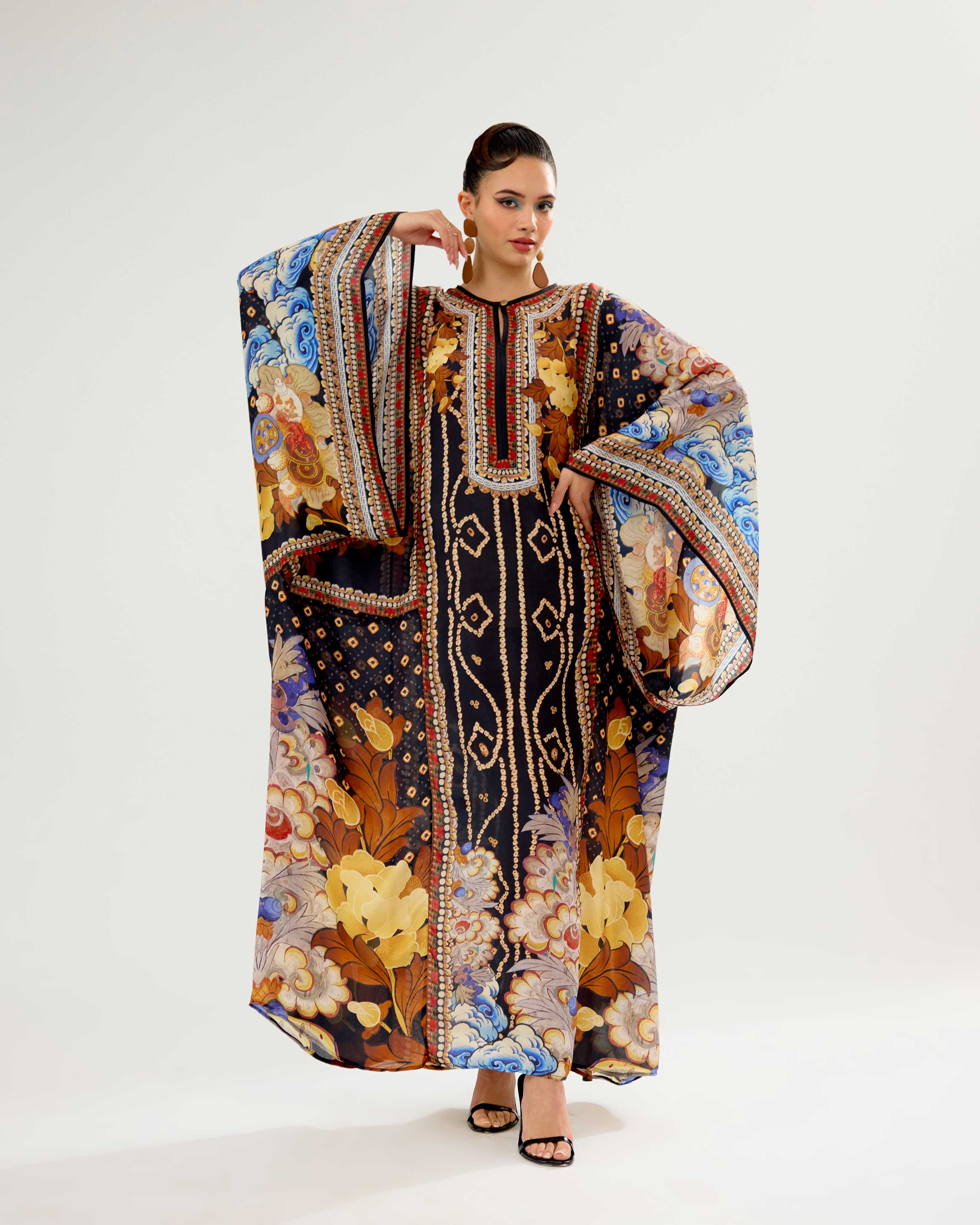 Ladakh : Beatrice - Black/Mustard