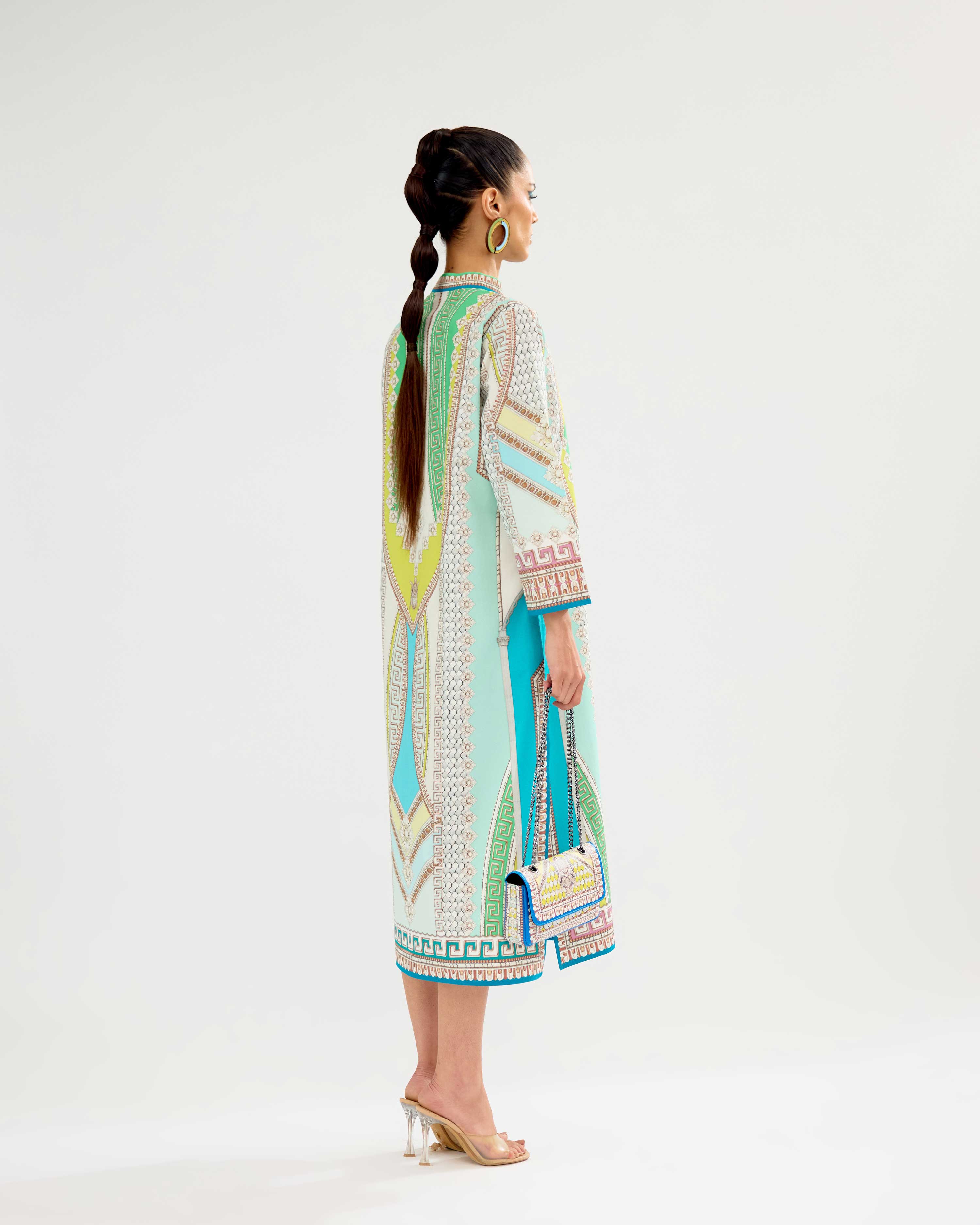 Orvieto : Ramneek - Aqua/Multi