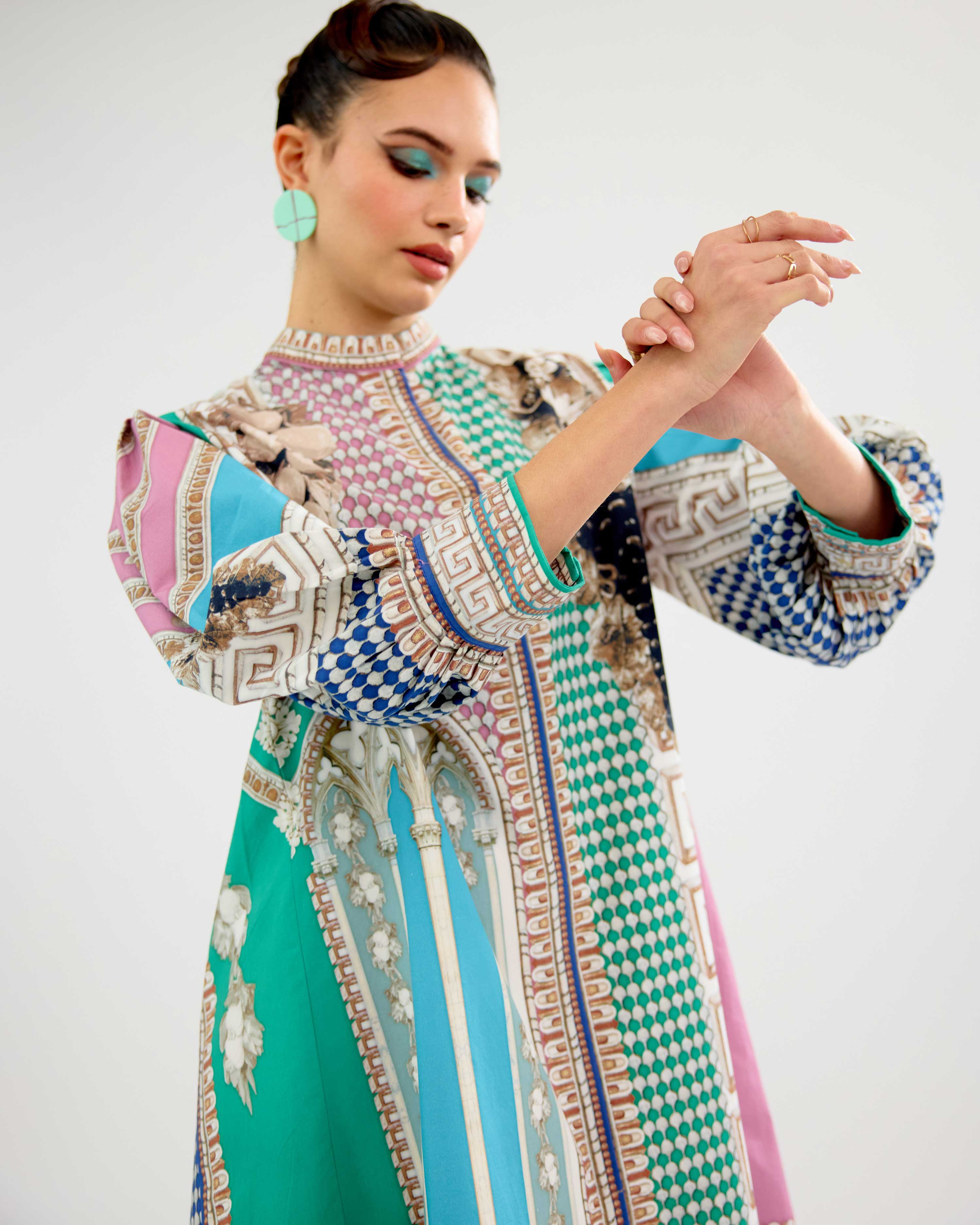 Orvieto : Sophia - Aqua/Pink