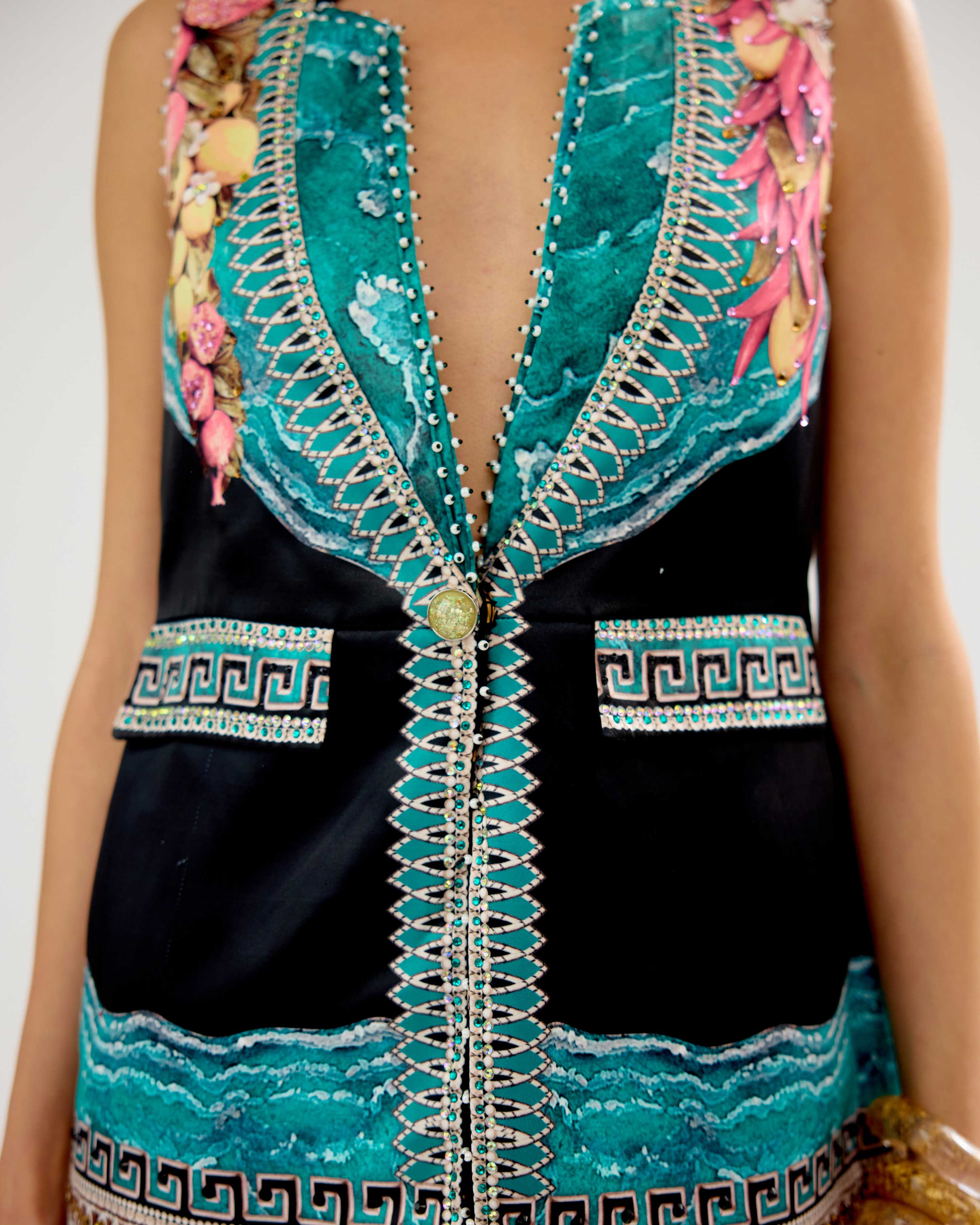 Orvieto : Kadek - Teal/Black