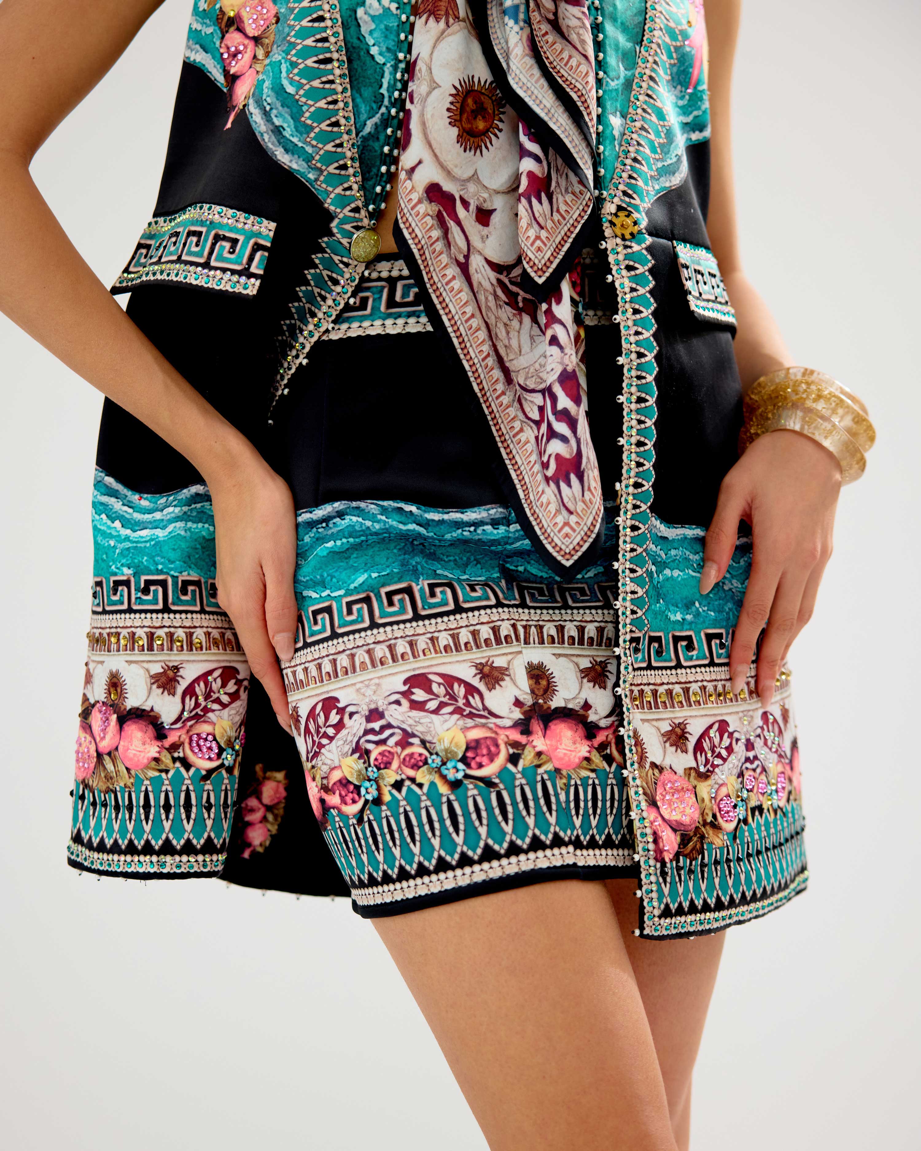 Orvieto : Kadek - Teal/Black