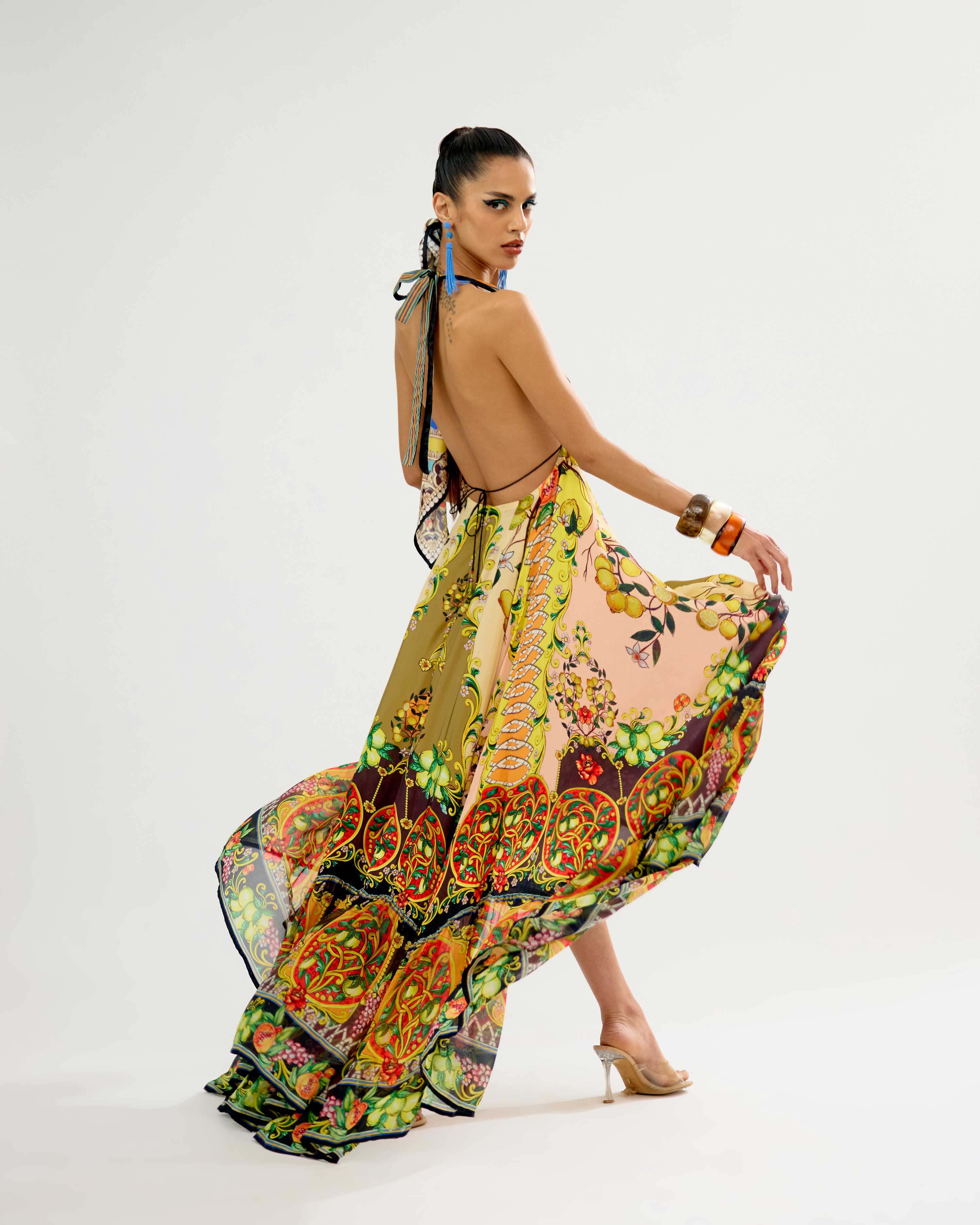 Orvieto : Azzurra - Olive/Orange