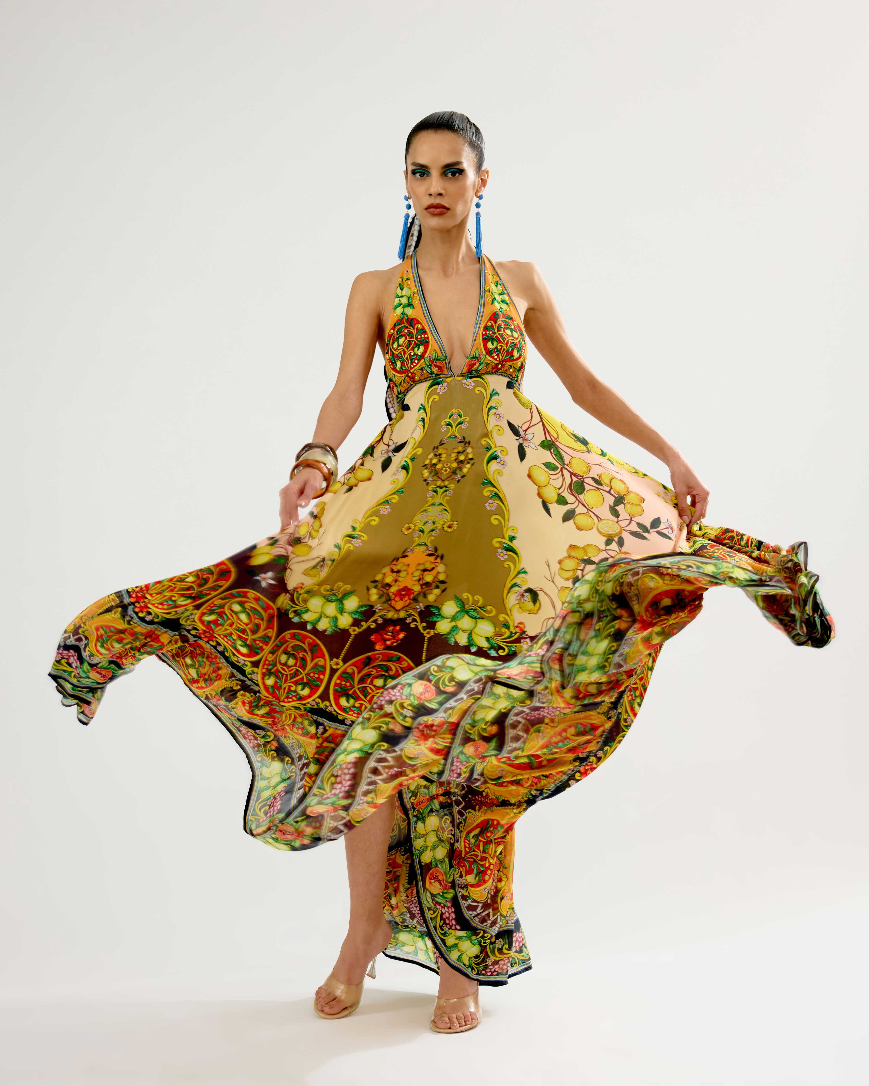 Orvieto : Azzurra - Olive/Orange