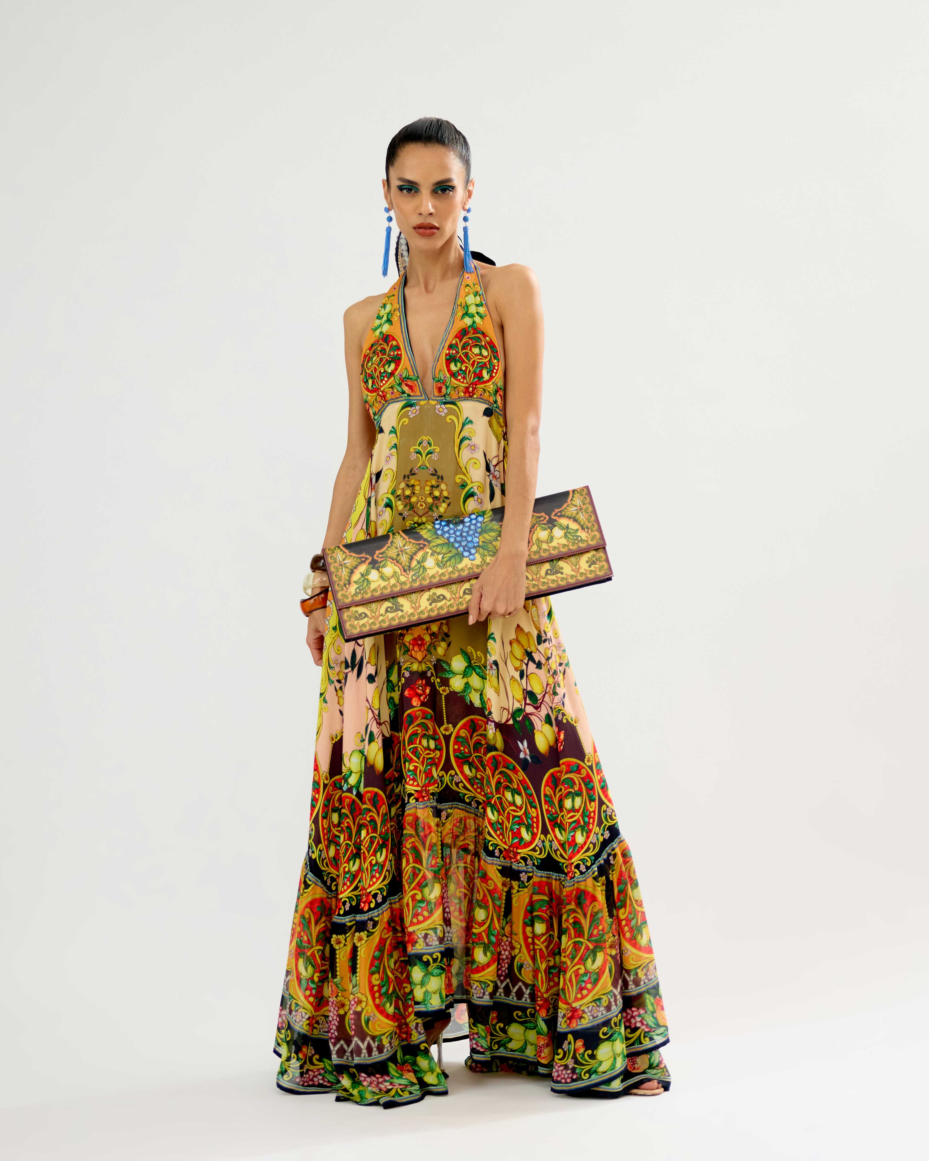 Orvieto : Azzurra - Olive/Orange