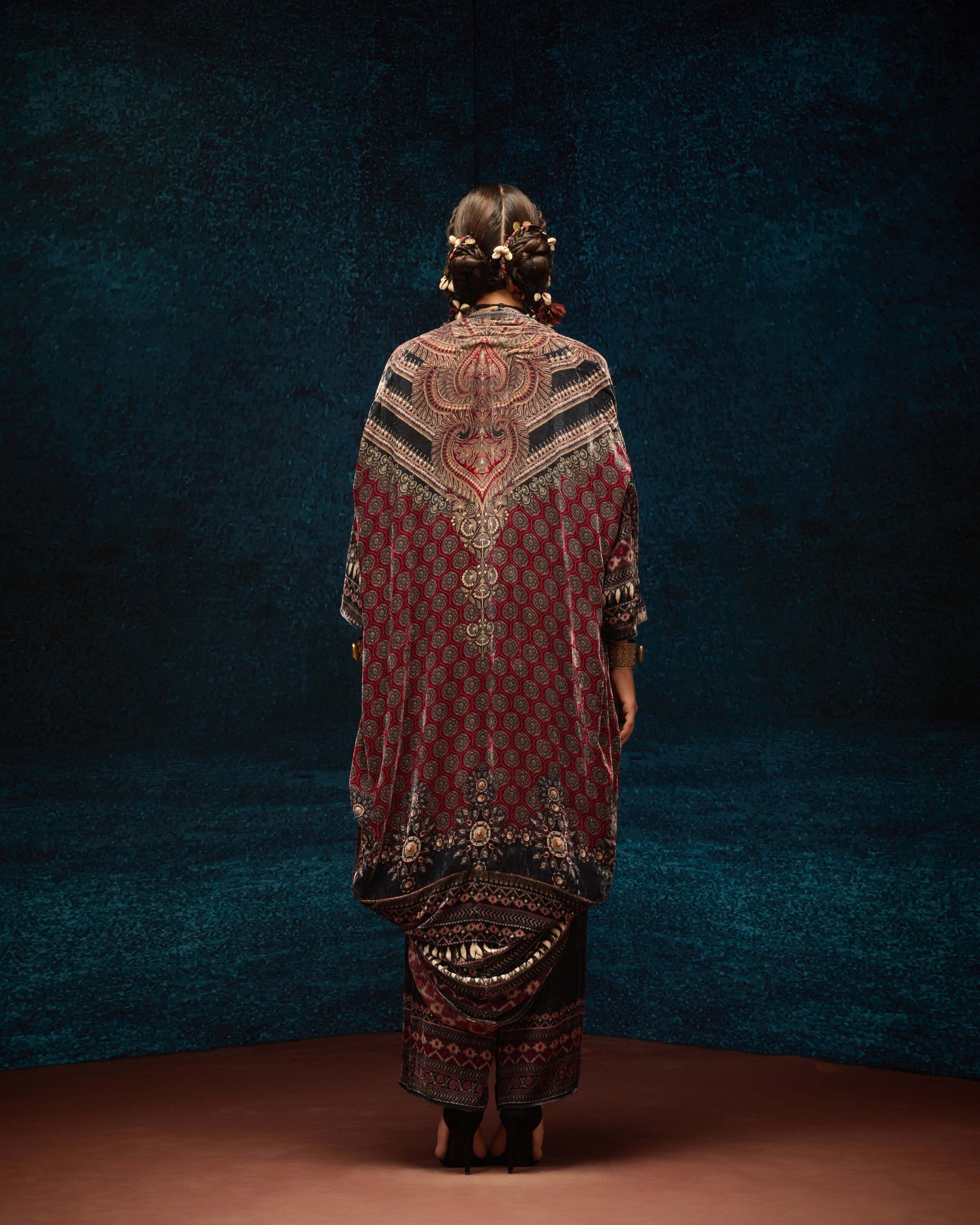 Ajrakh : Jannat - Black