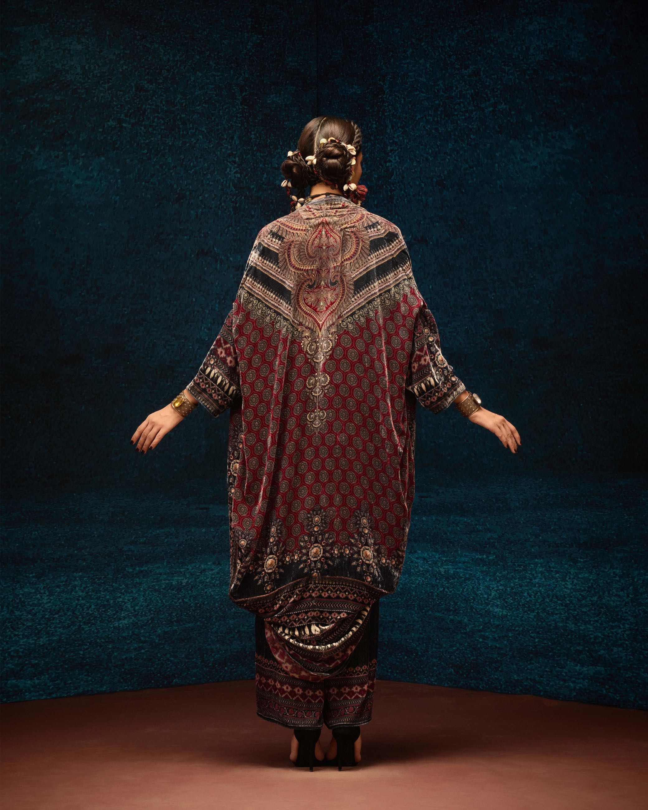 Ajrakh : Jannat - Black