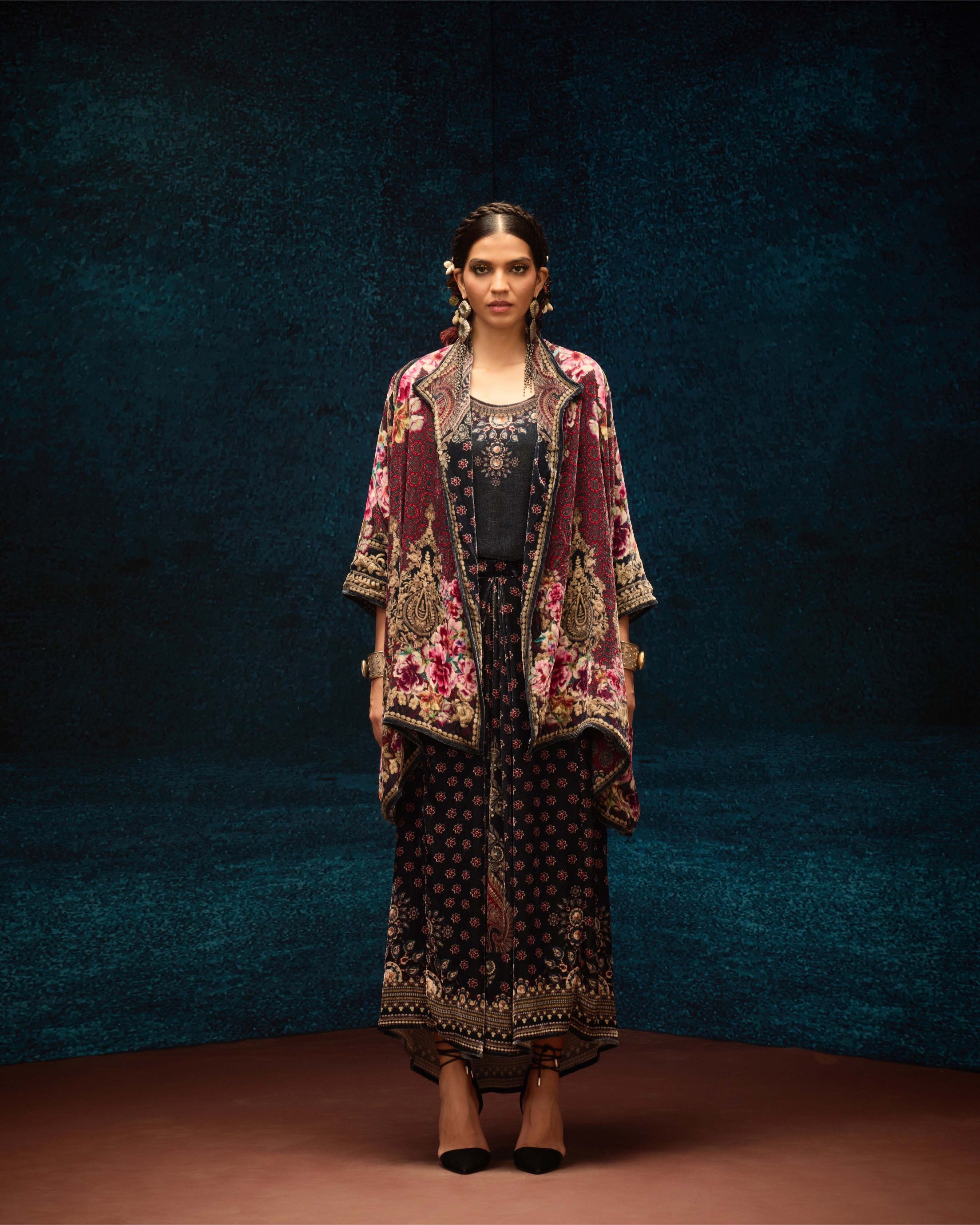 Ajrakh : Adhira/Surilee - Black