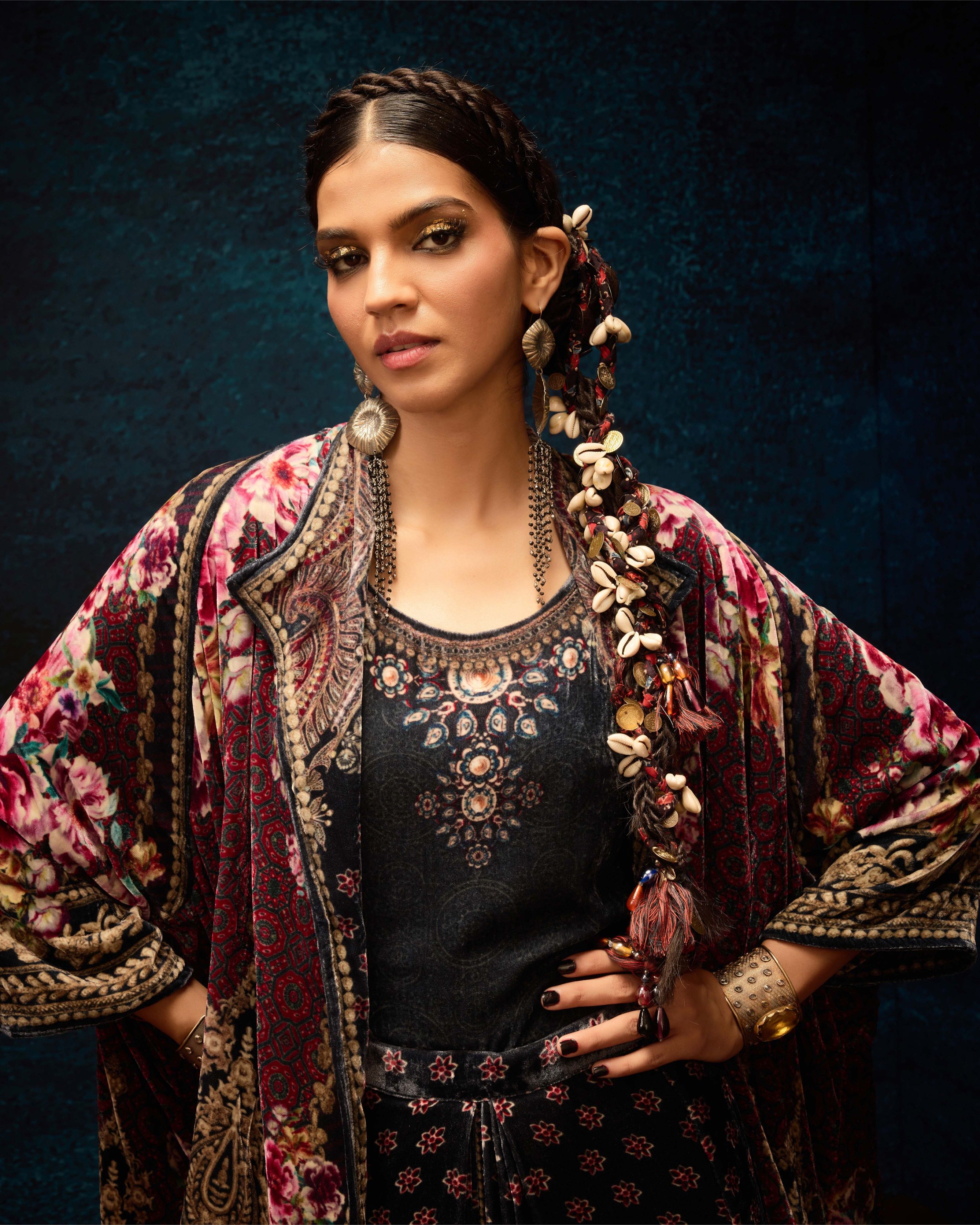 Ajrakh : Adhira/Surilee - Black
