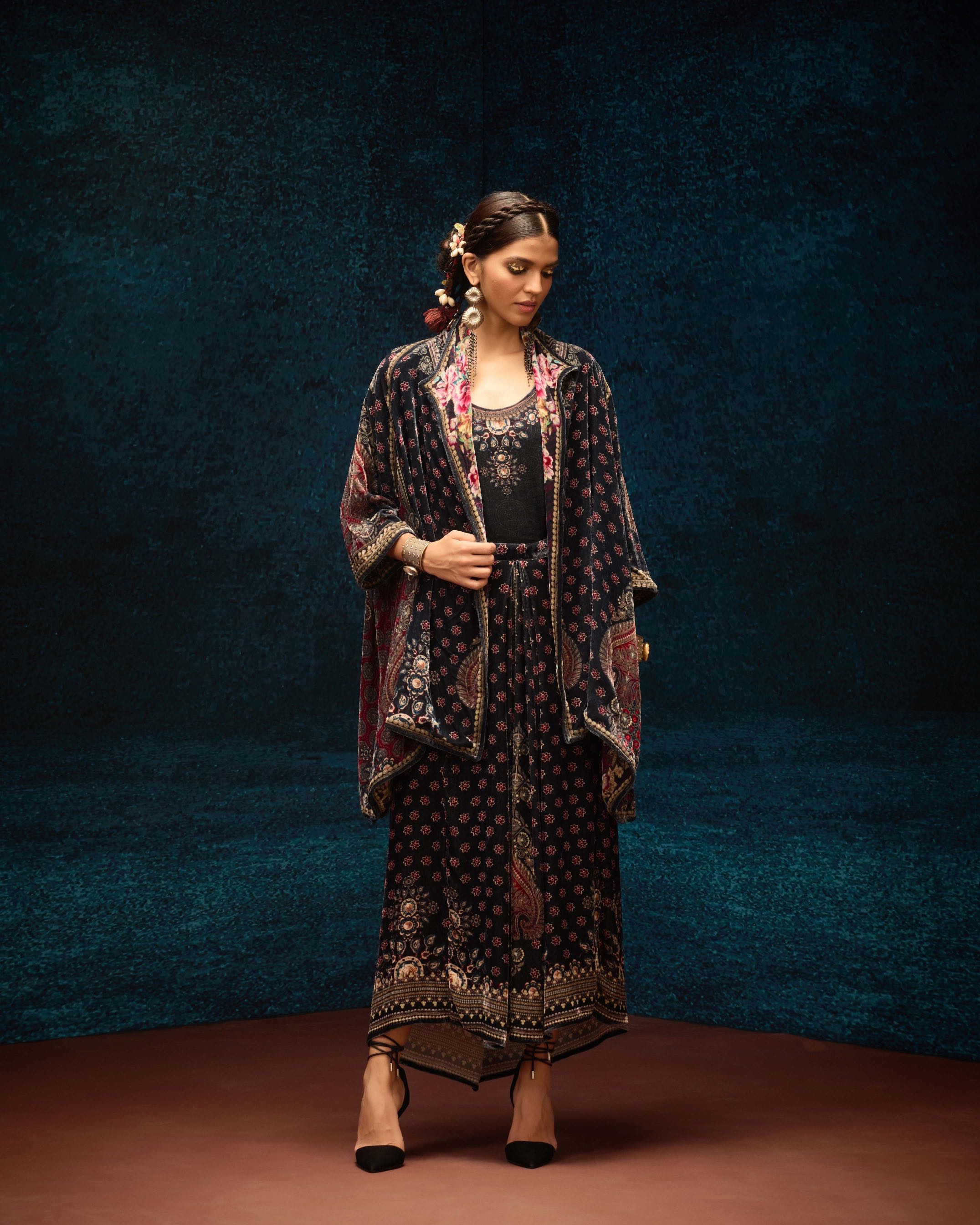 Ajrakh : Adhira/Surilee - Black