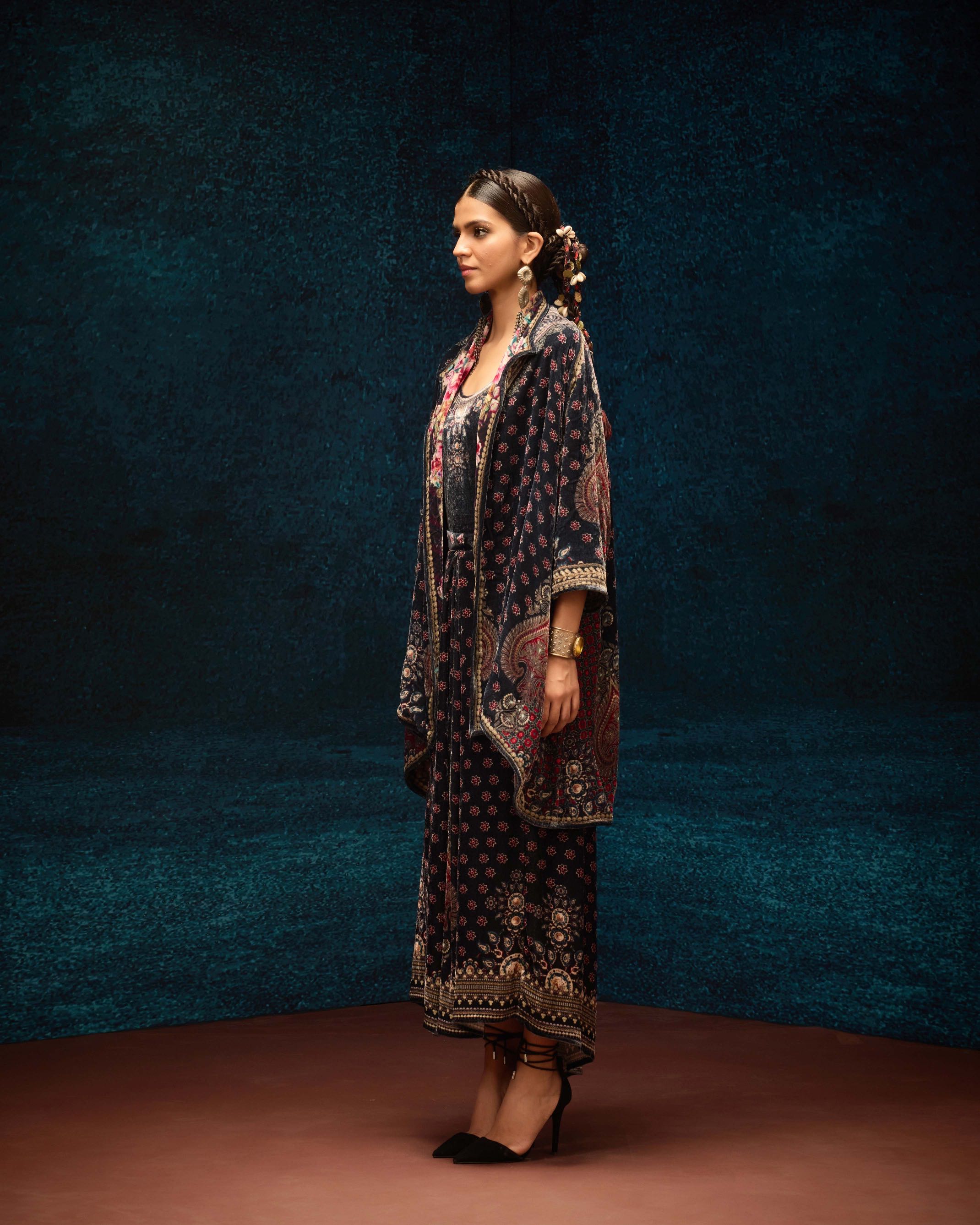 Ajrakh : Adhira/Surilee - Black