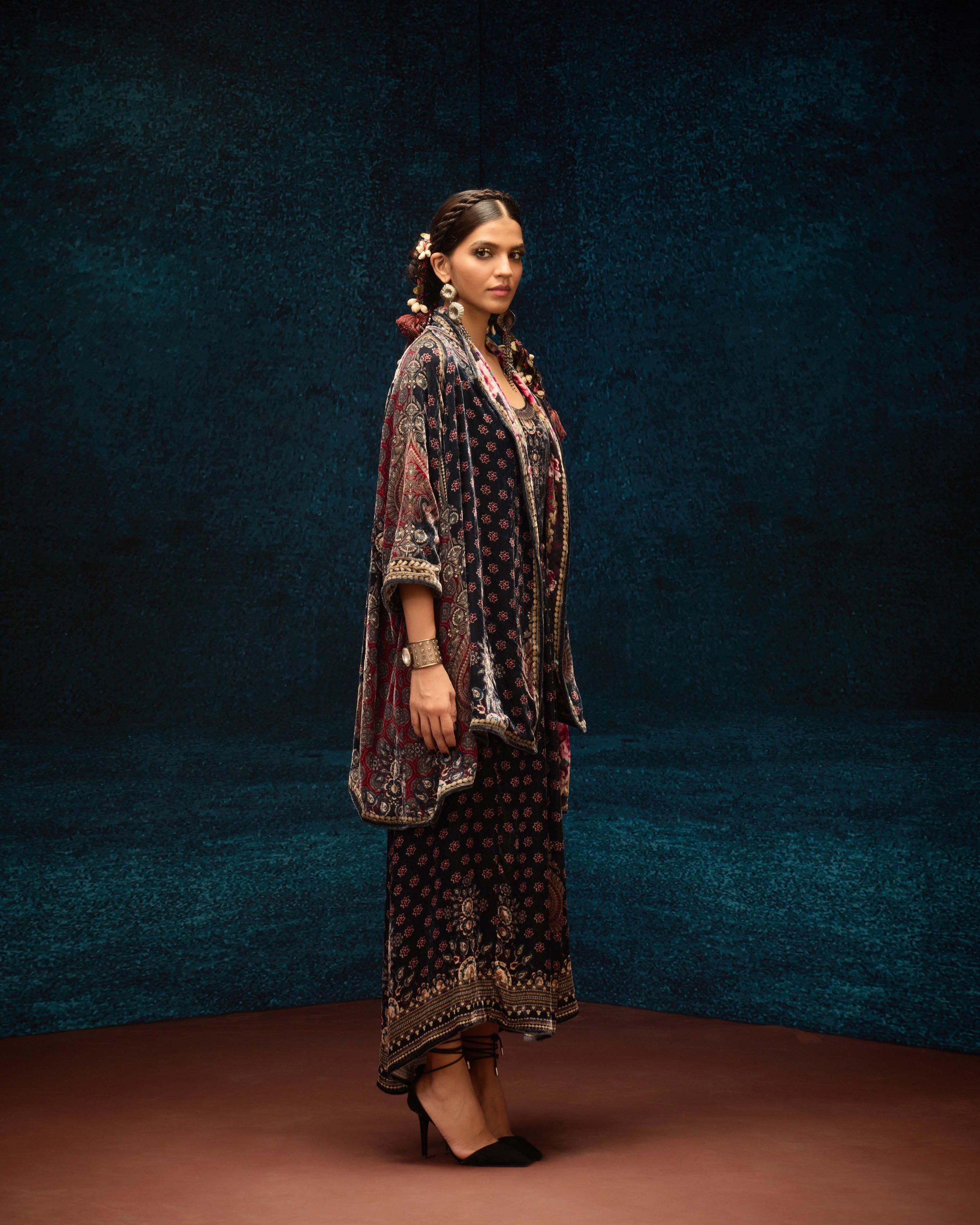 Ajrakh : Adhira/Surilee - Black